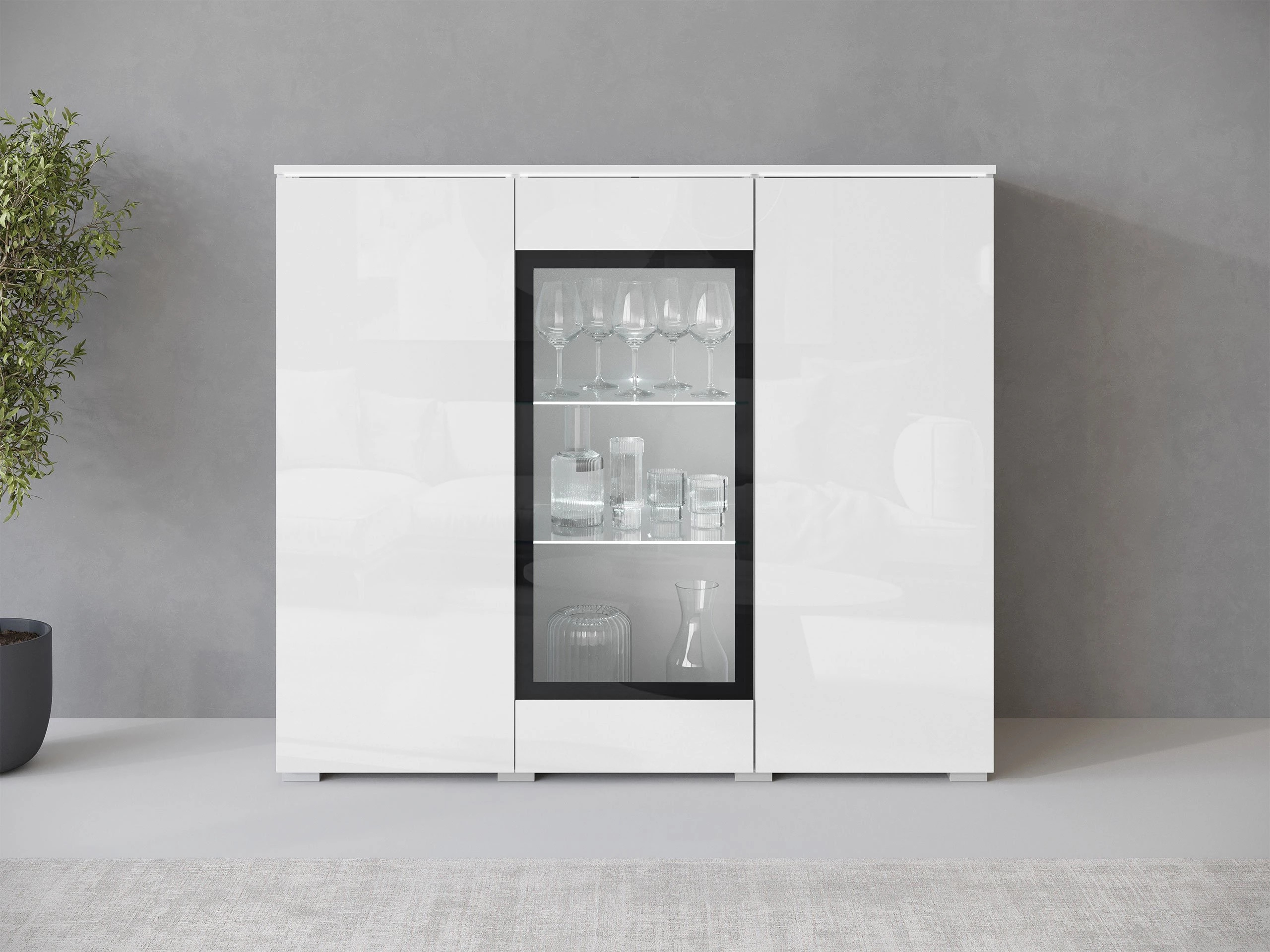Madia Mirfivo 103 (Bianco + Bianco lucido)