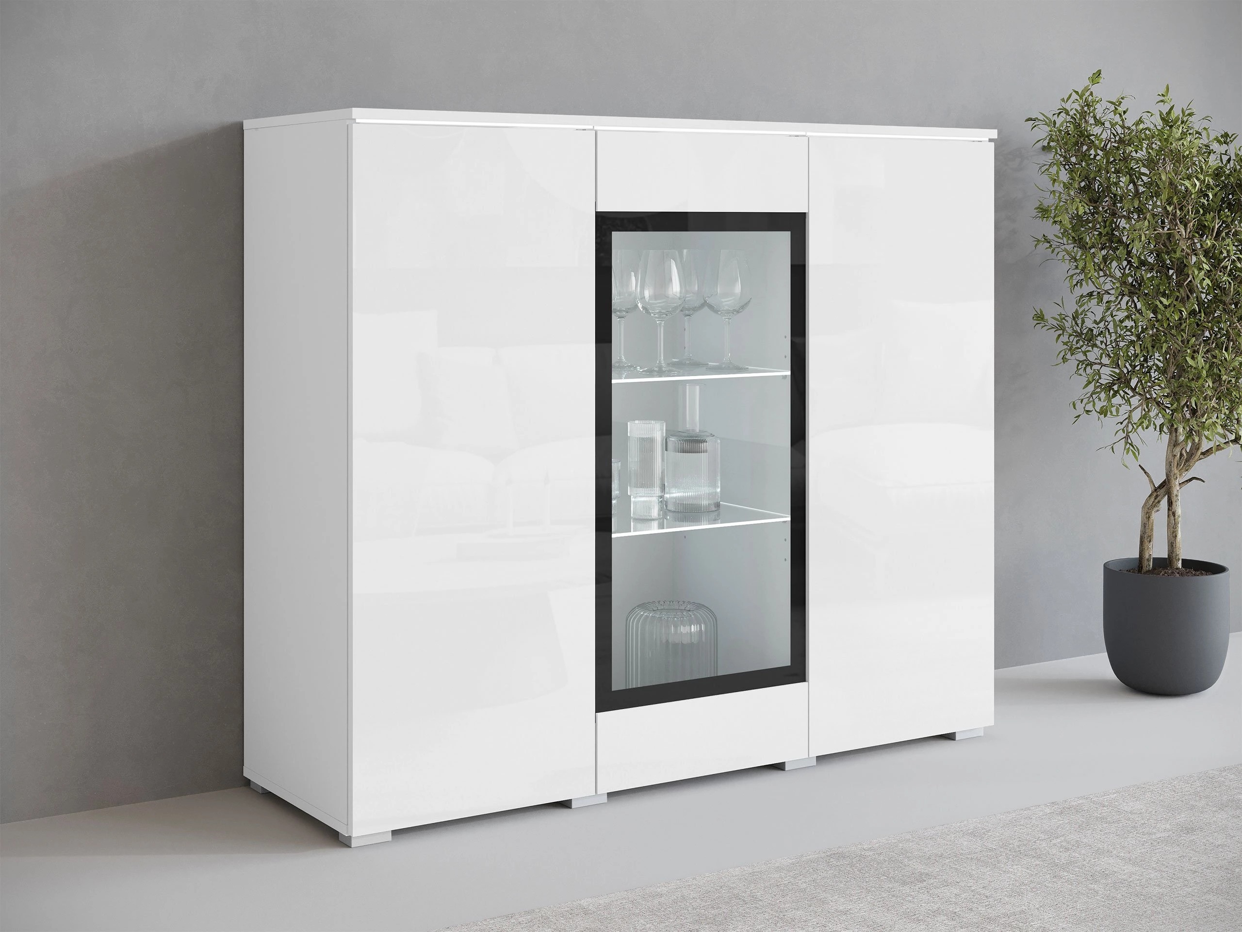 Madia Mirfivo 103 (Bianco + Bianco lucido)