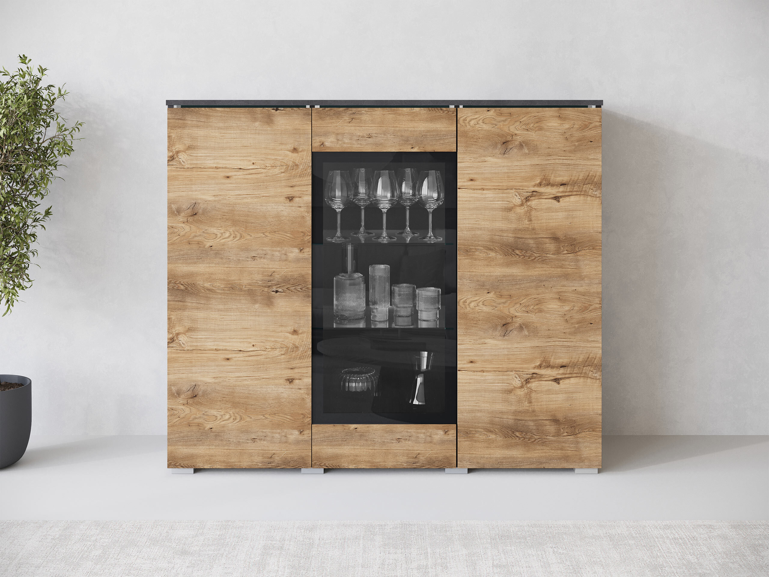Madia Mirfivo 103 (Matera grigio + Castagna)