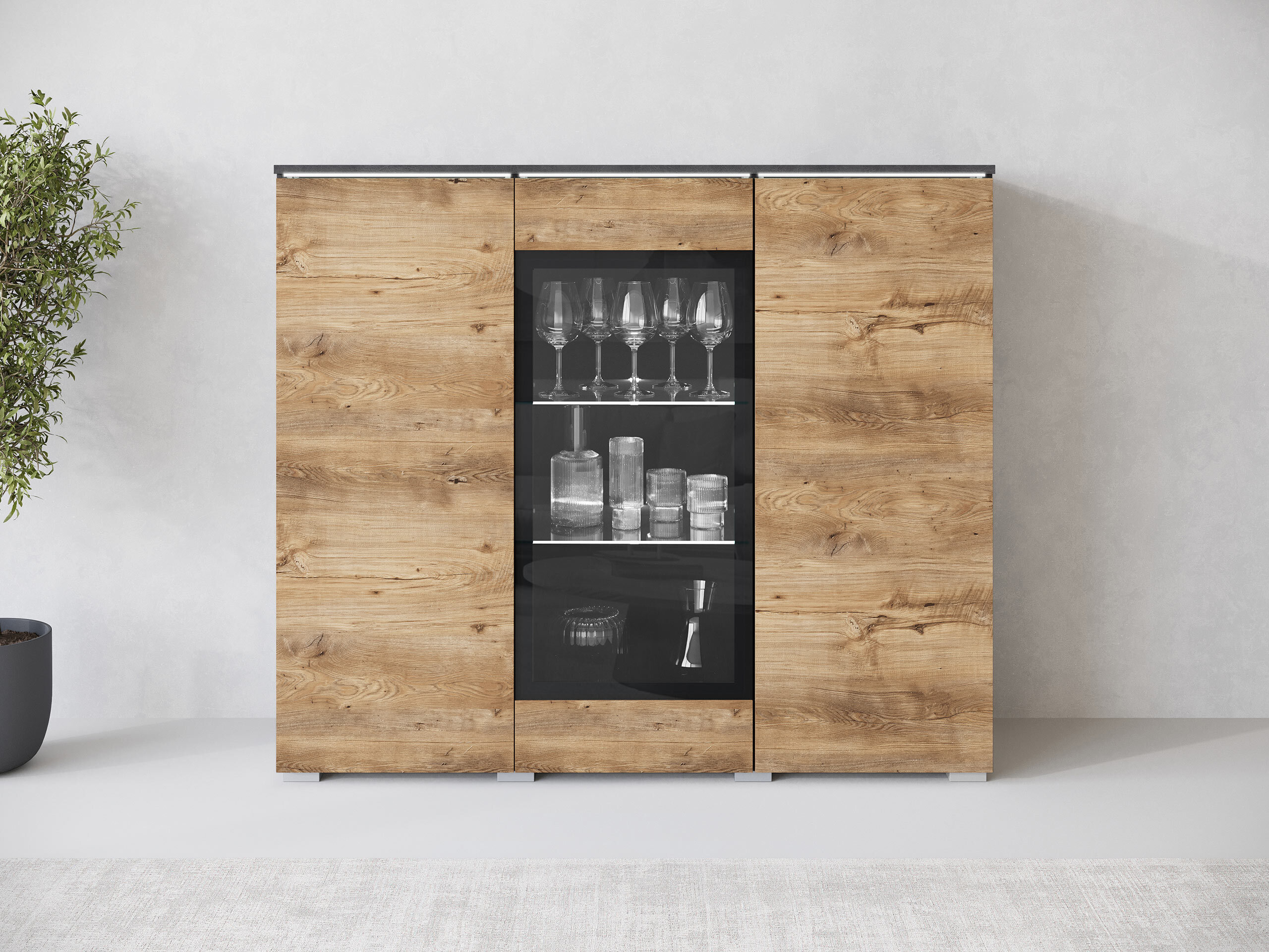 Madia Mirfivo 103 (Matera grigio + Castagna)