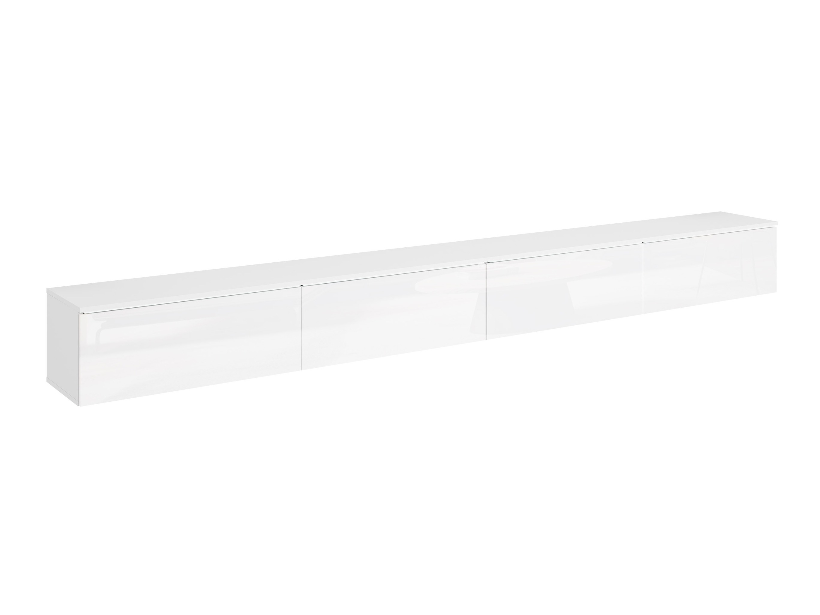 Mobile porta TV Sarasota 199 (Bianco + Bianco lucido)