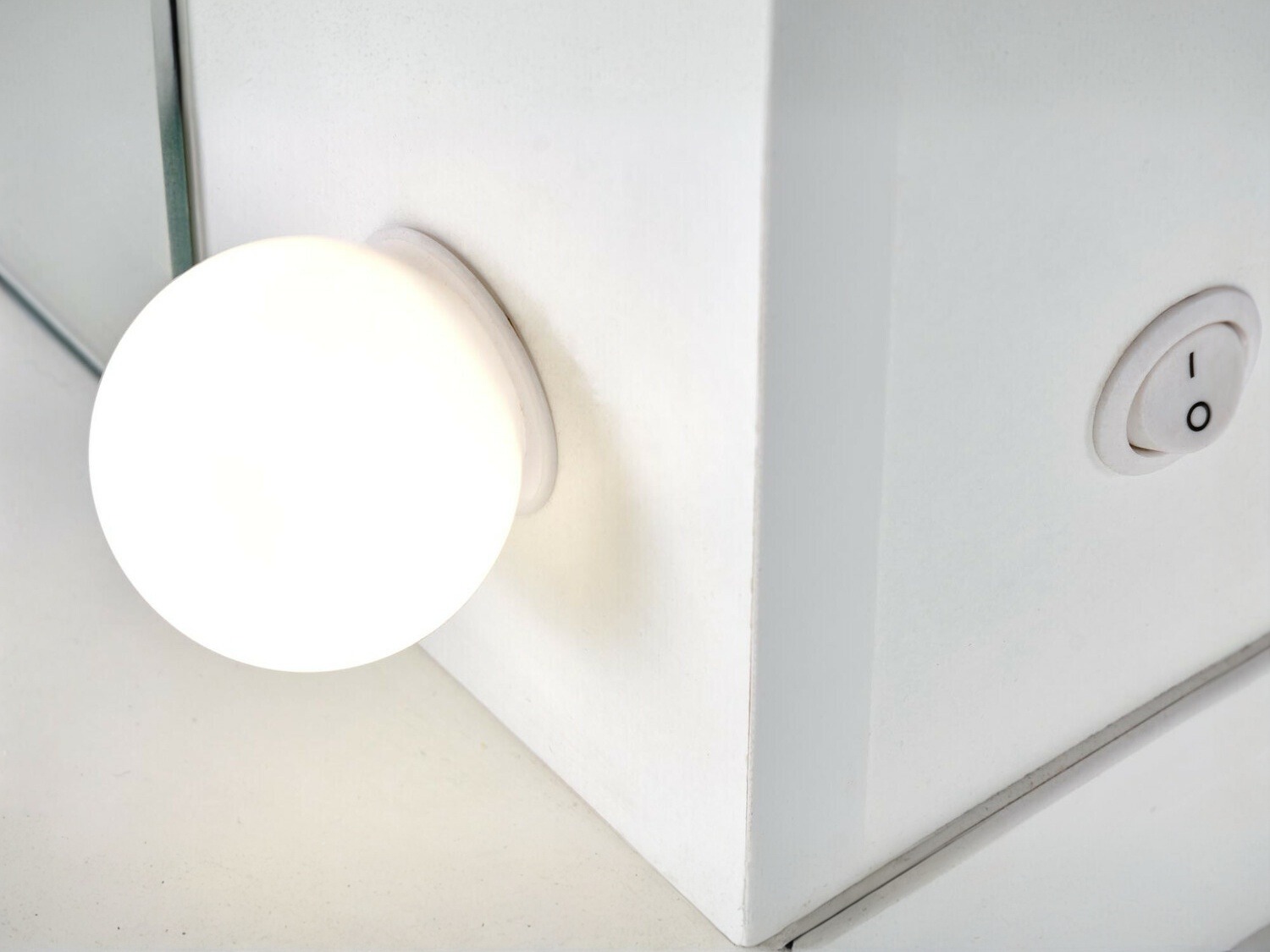 Specchiera Houston Gaudium I (Bianco)