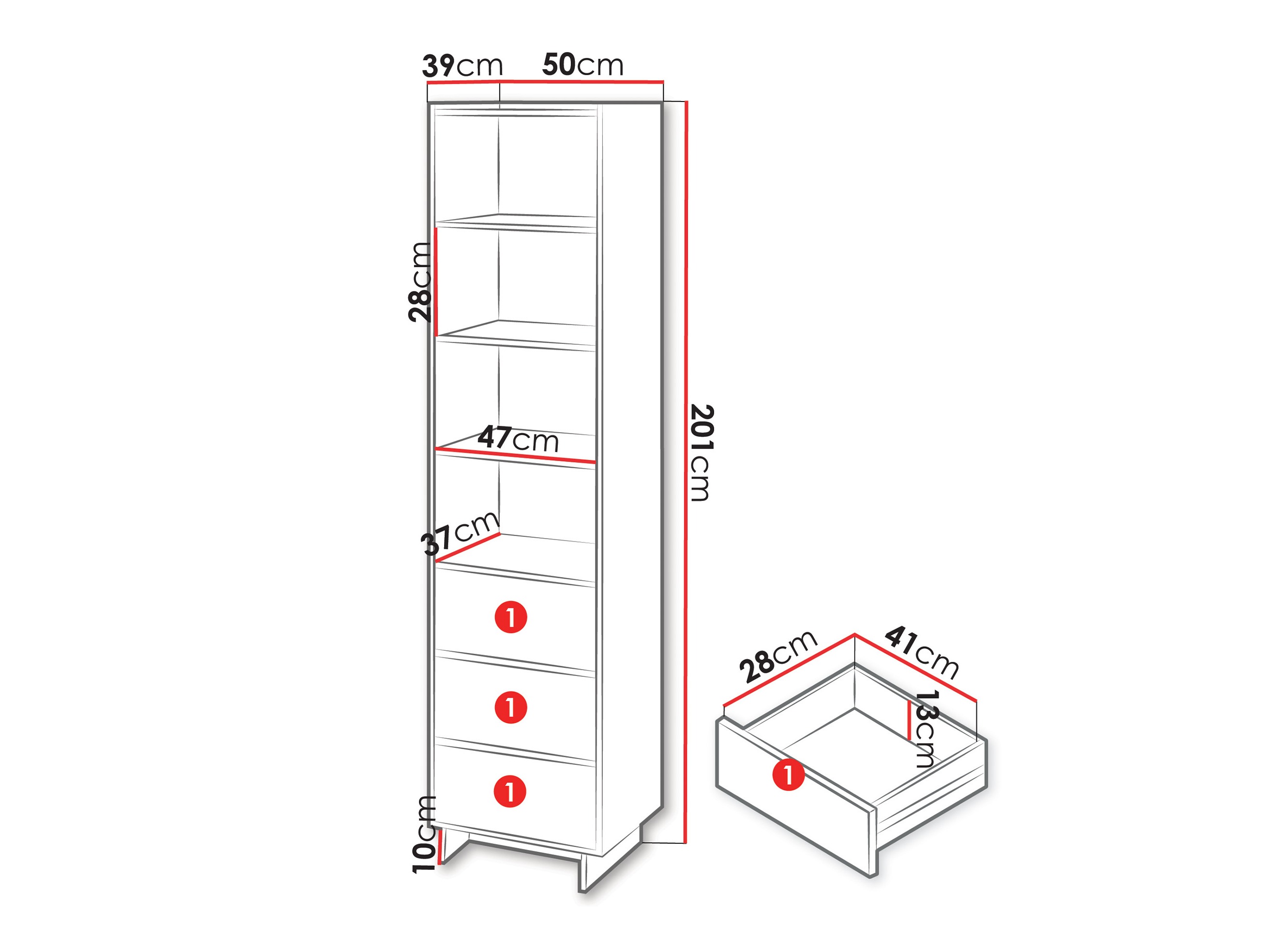 Scaffale Pirum (Cachemire)