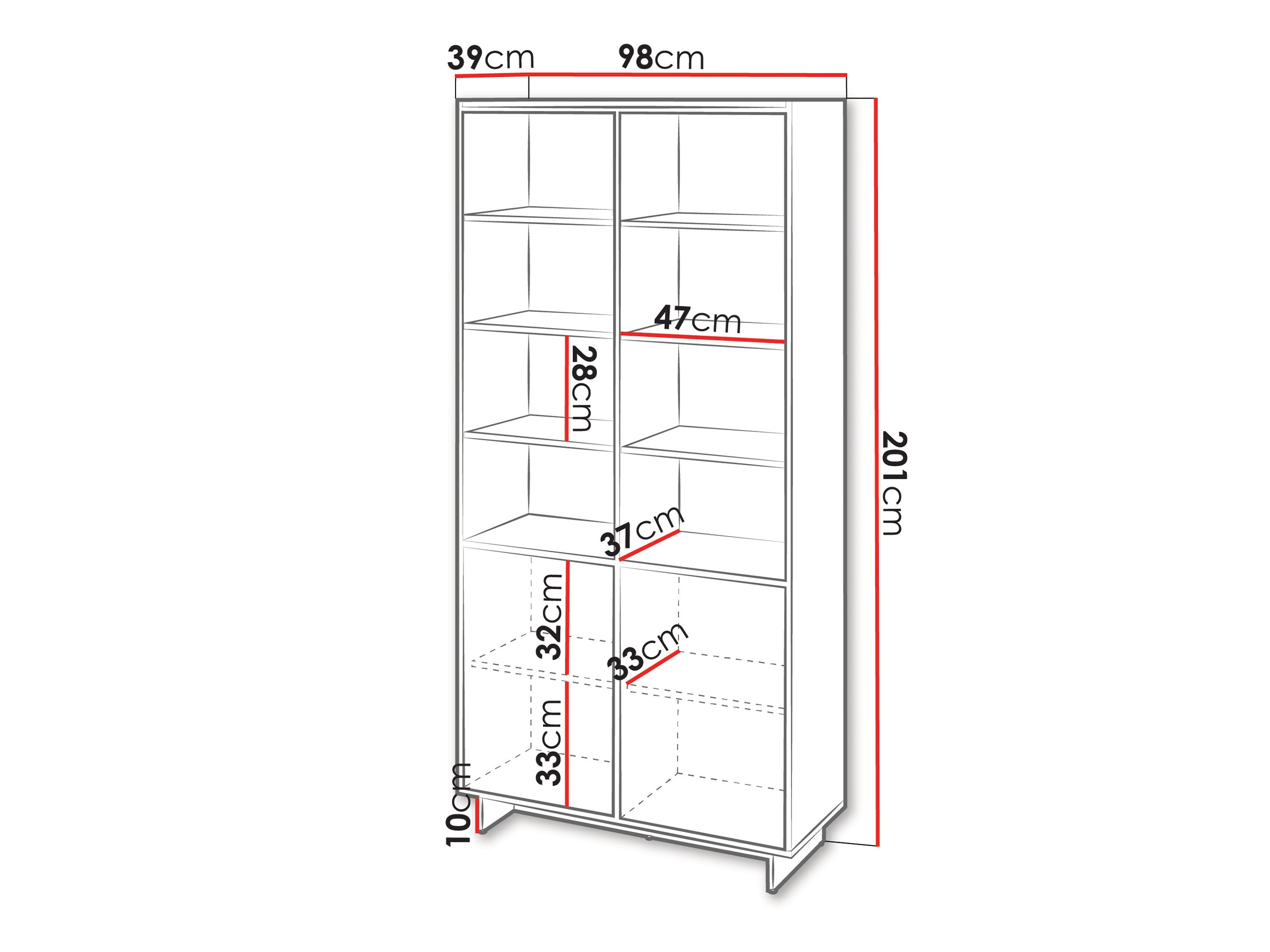 Scaffale Pirum II (Cachemire)
