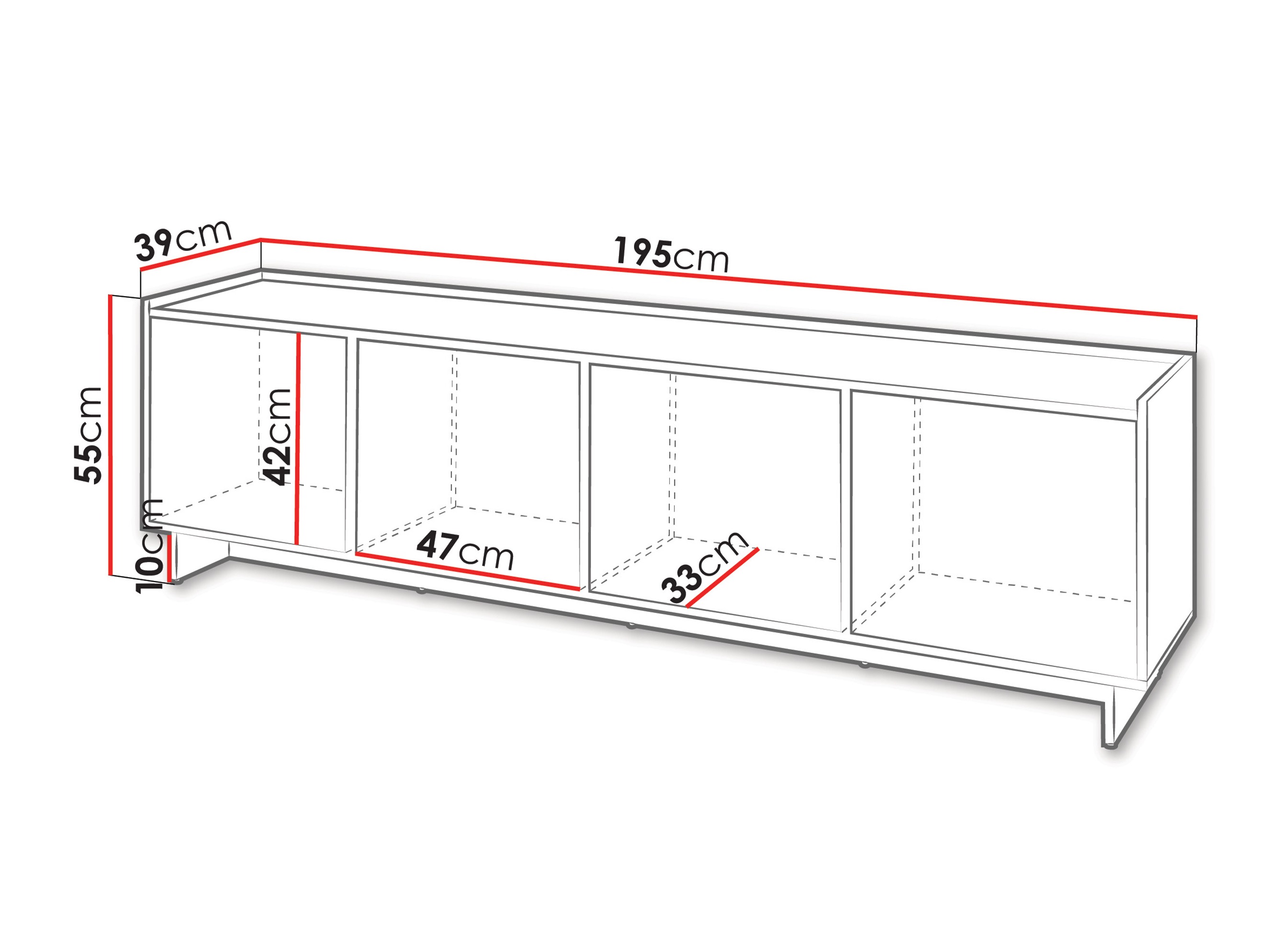 Mobile porta TV Pirum (Noce)