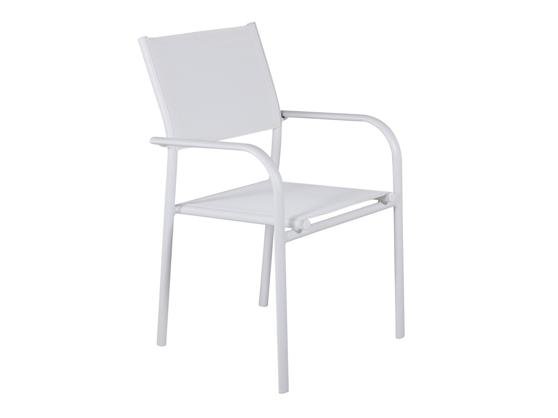 Tavolo e sedie set Dallas 5318 (Bianco + Teak)