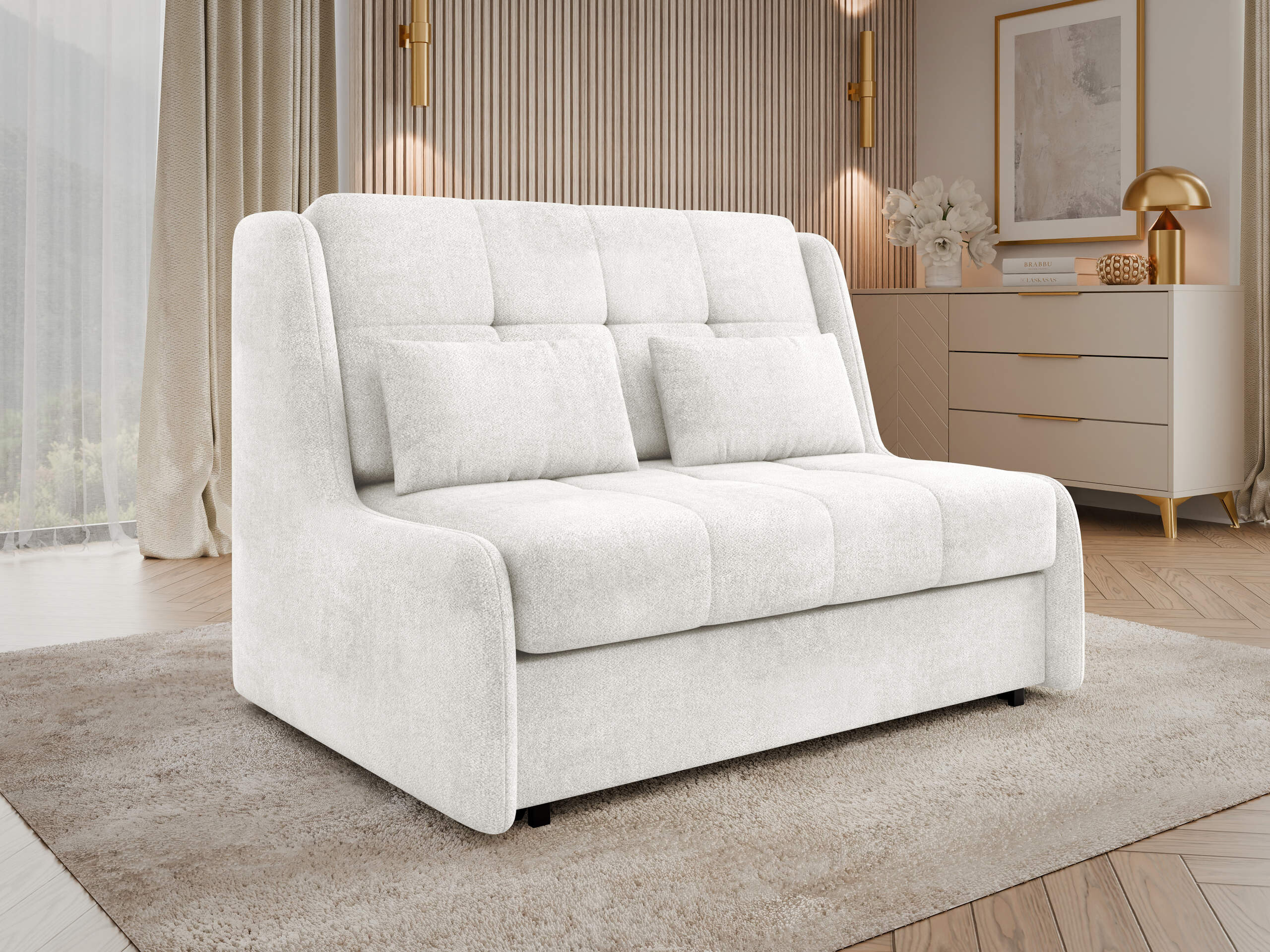 Divano letto Columbus 255 (Sereno 681)