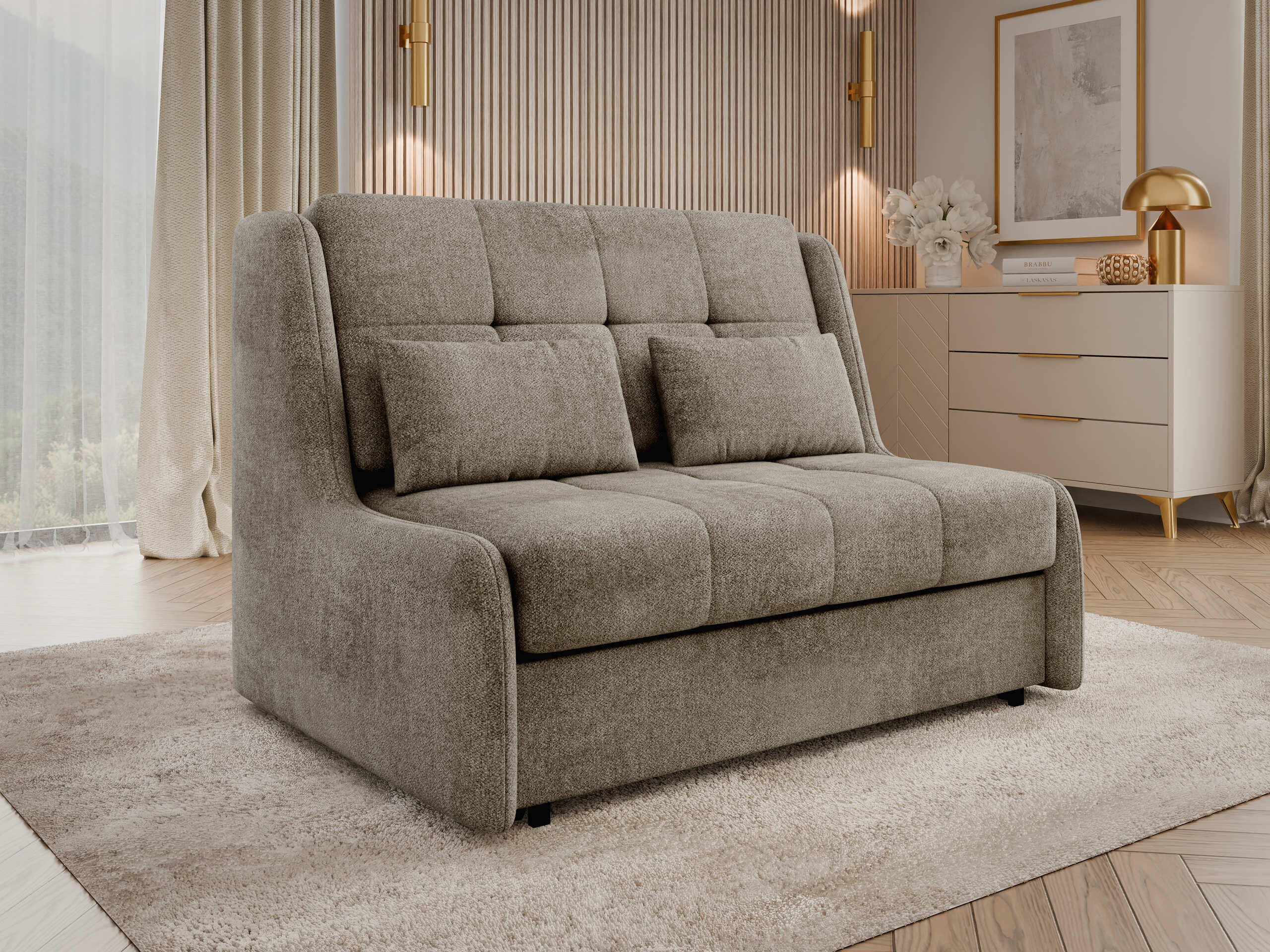 Divano letto Columbus 255 (Sereno 684)