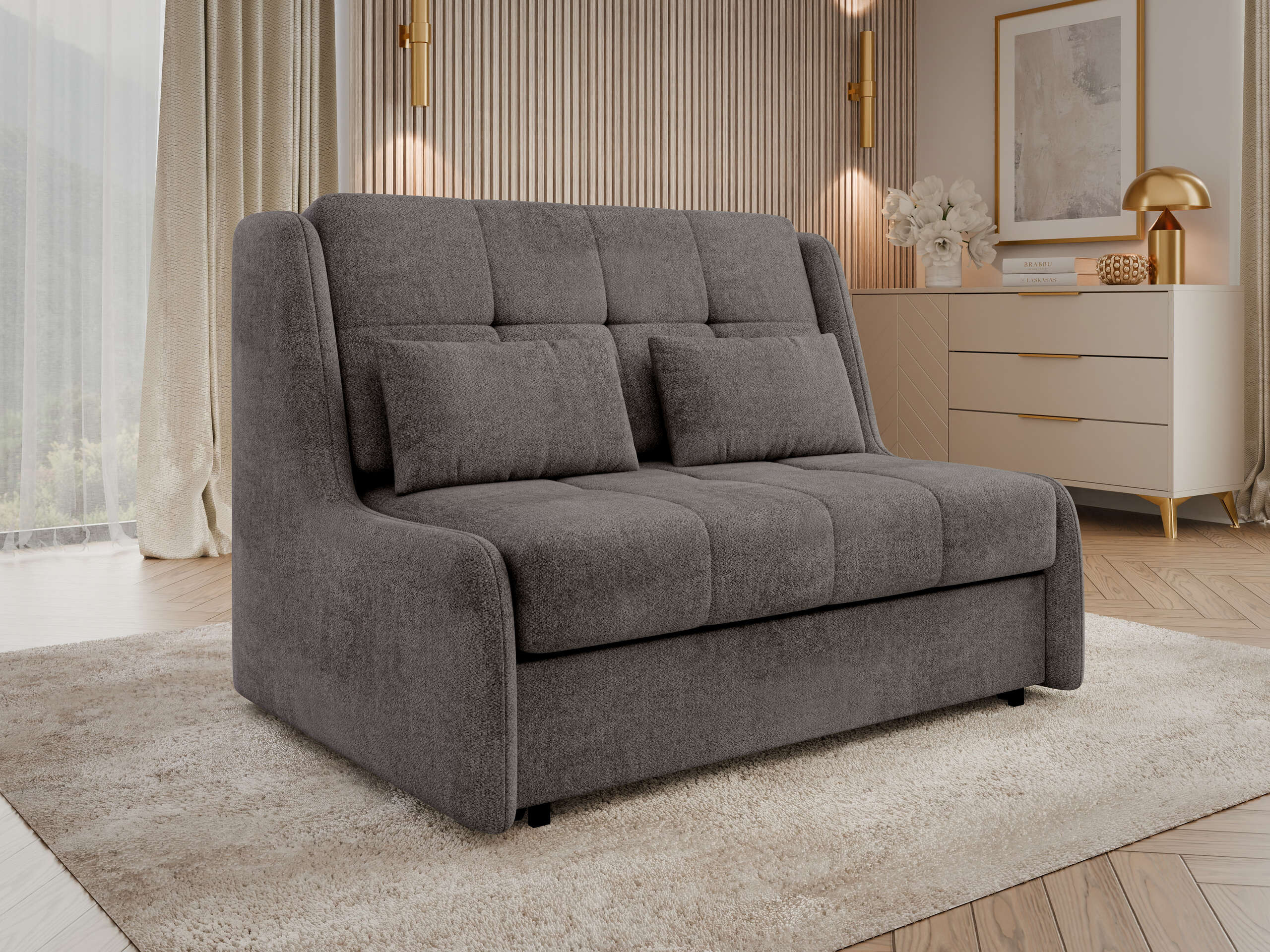 Divano letto Columbus 255 (Sereno 686)