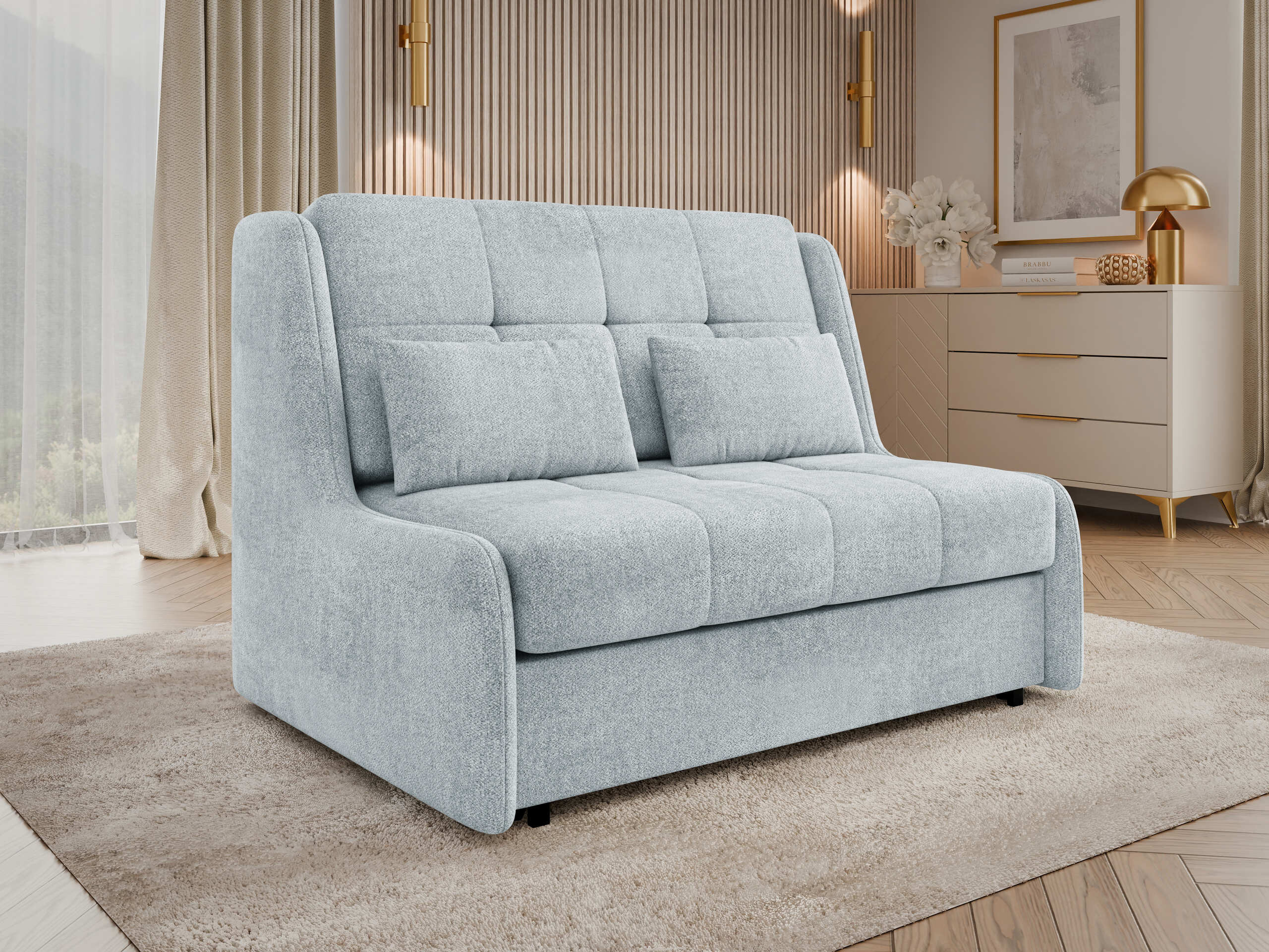 Divano letto Columbus 255 (Sereno 692)