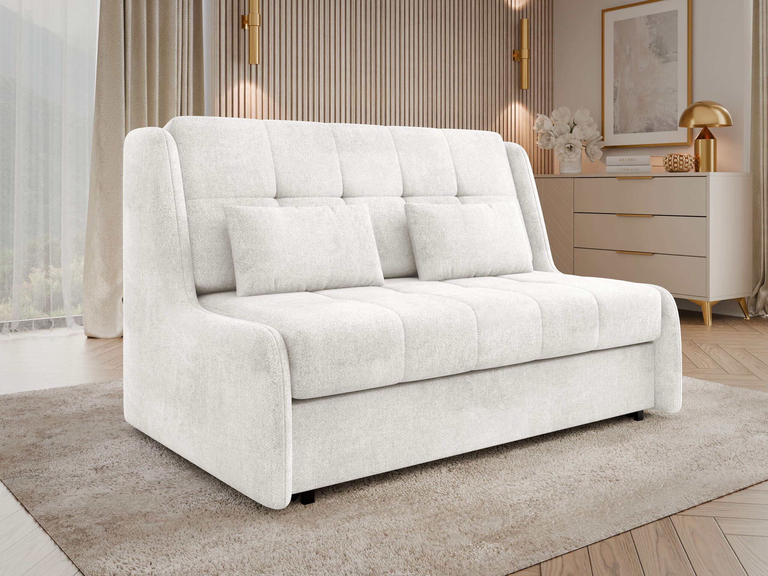 Divano letto Columbus 256 (Sereno 681)