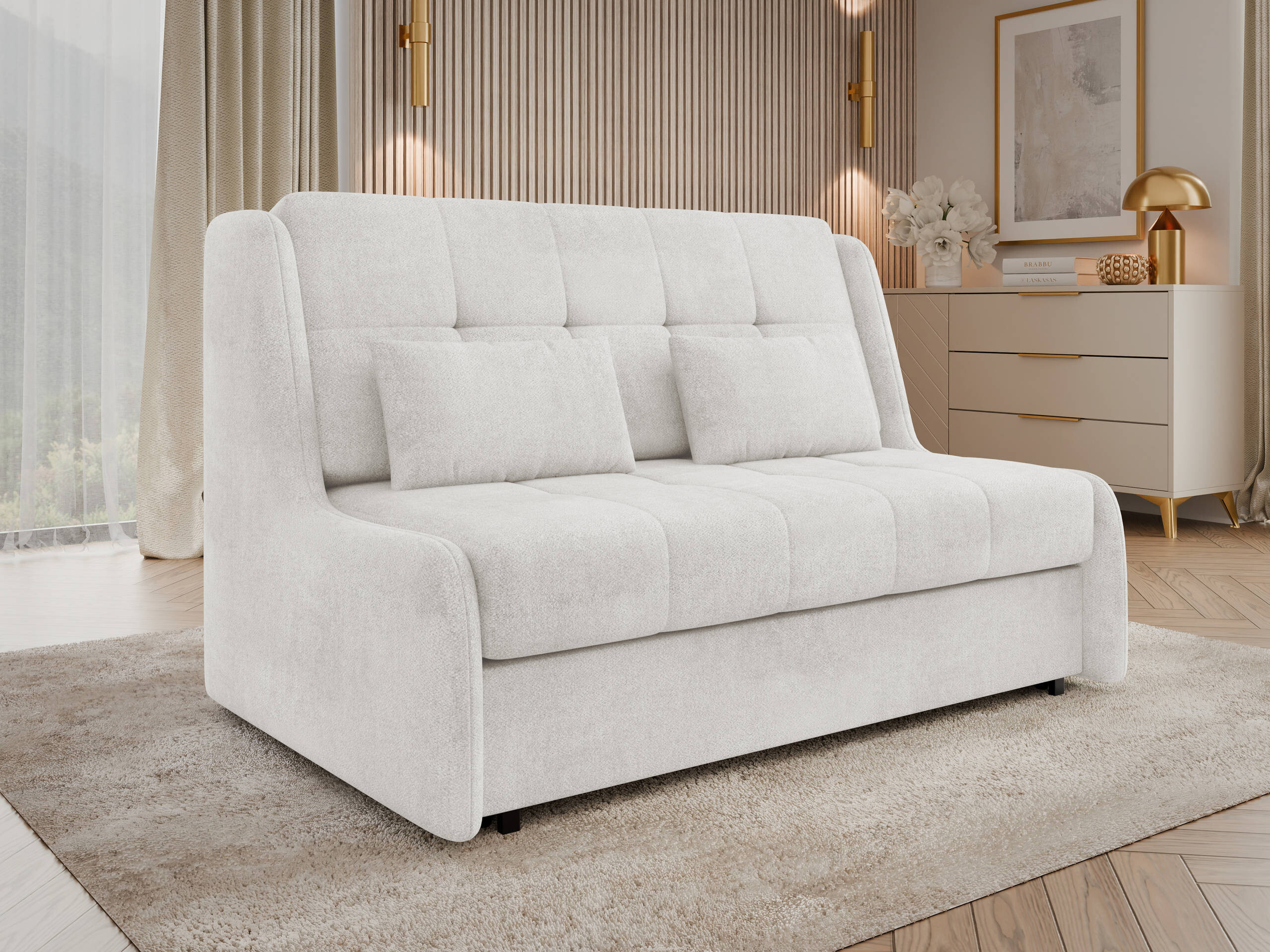 Divano letto Columbus 256 (Sereno 682)