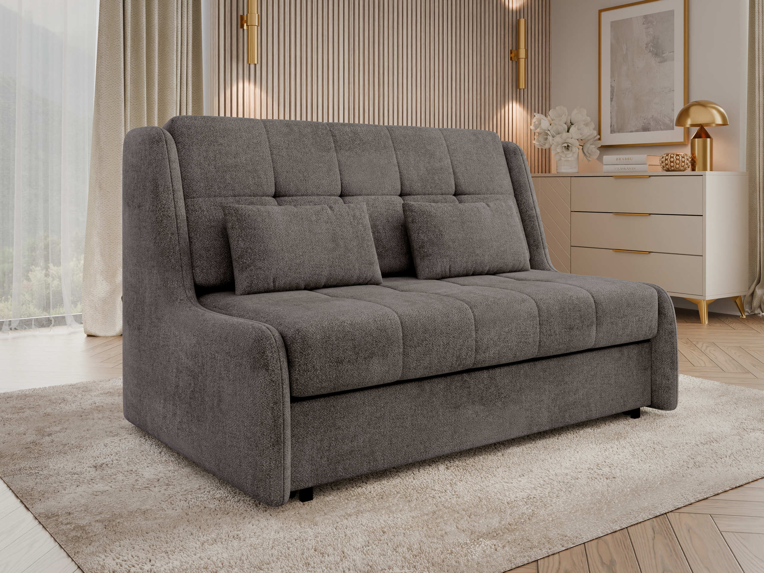 Divano letto Columbus 256 (Sereno 686)