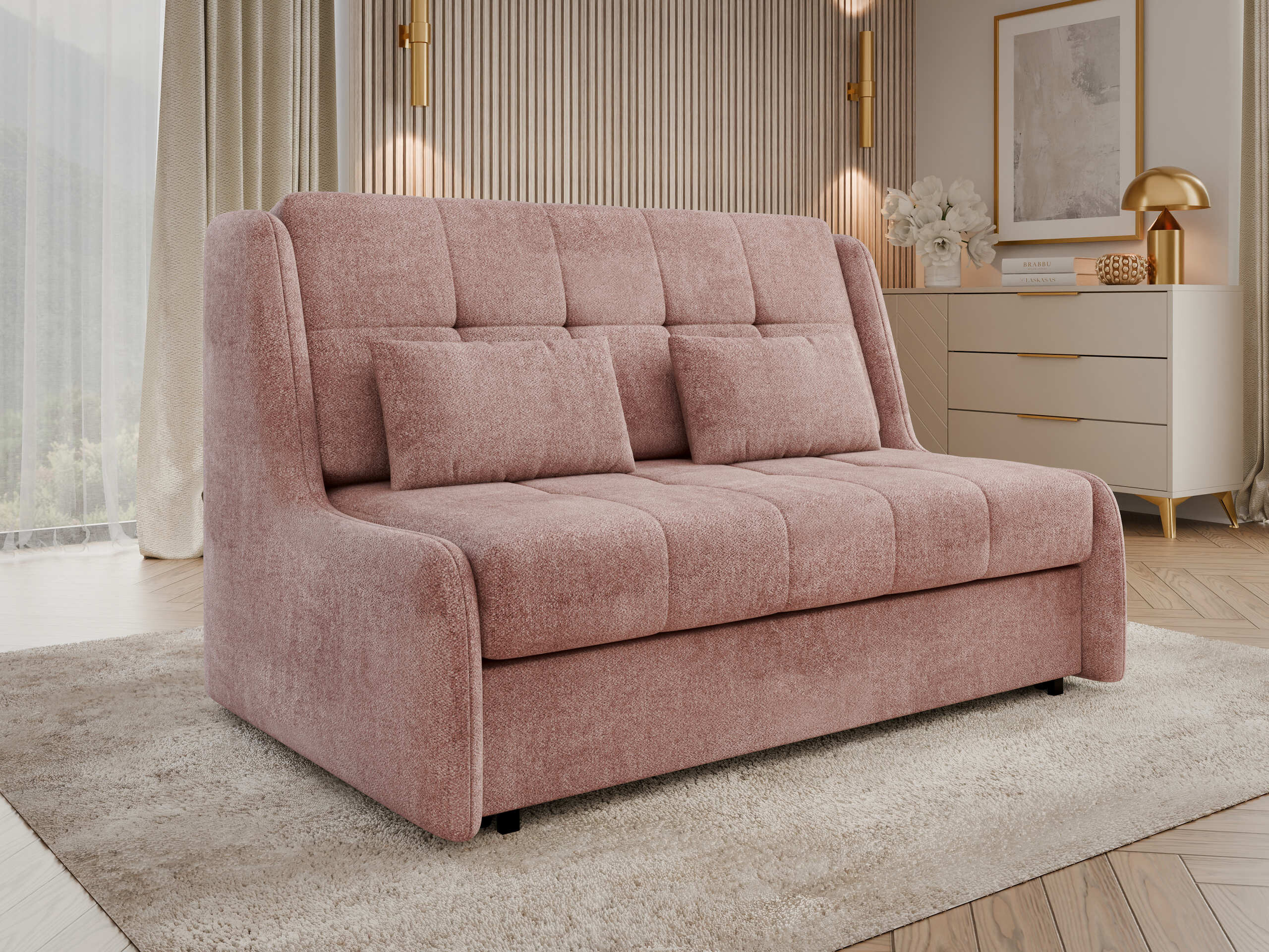 Divano letto Columbus 256 (Sereno 687)