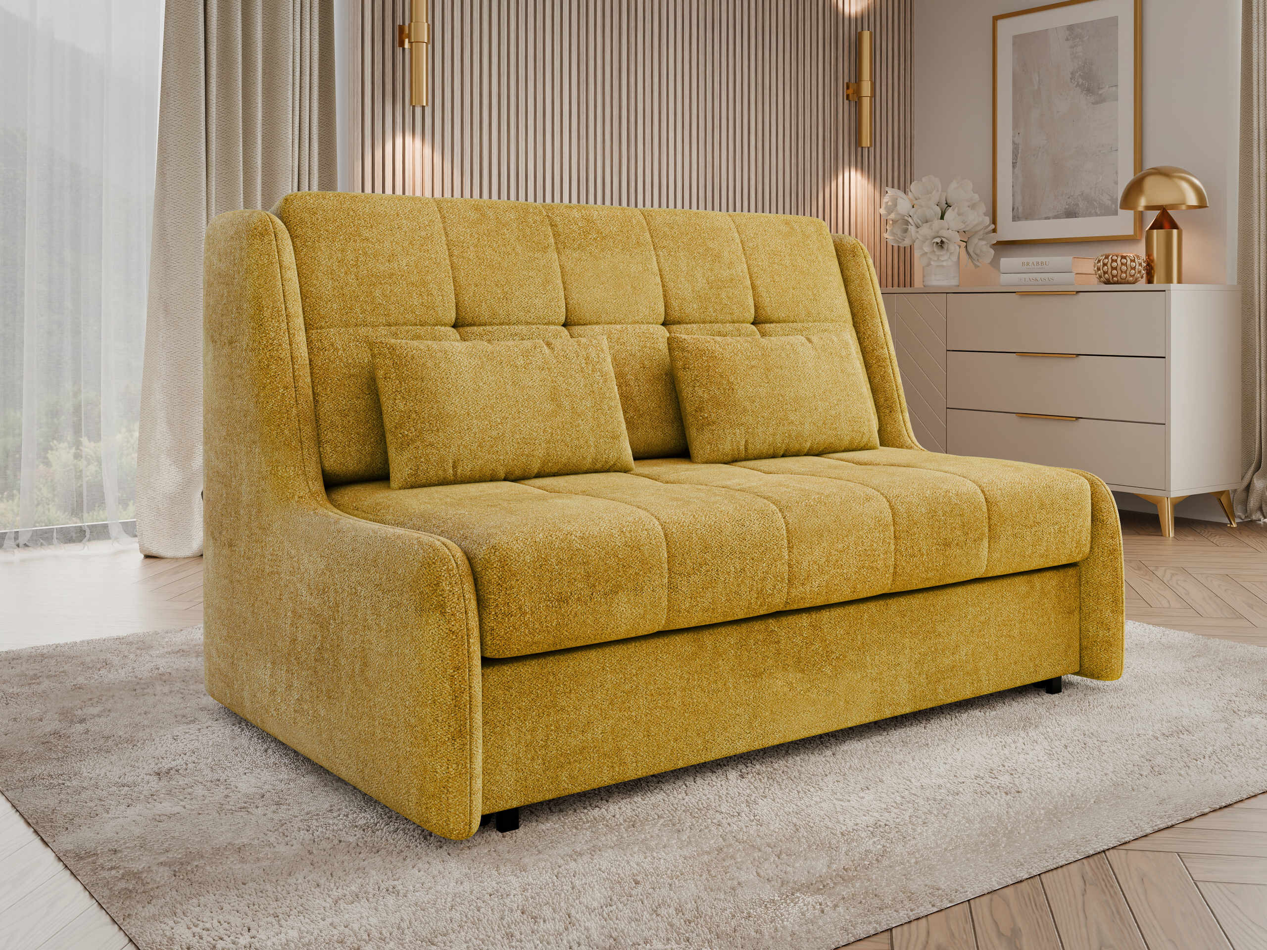 Divano letto Columbus 256 (Sereno 689)