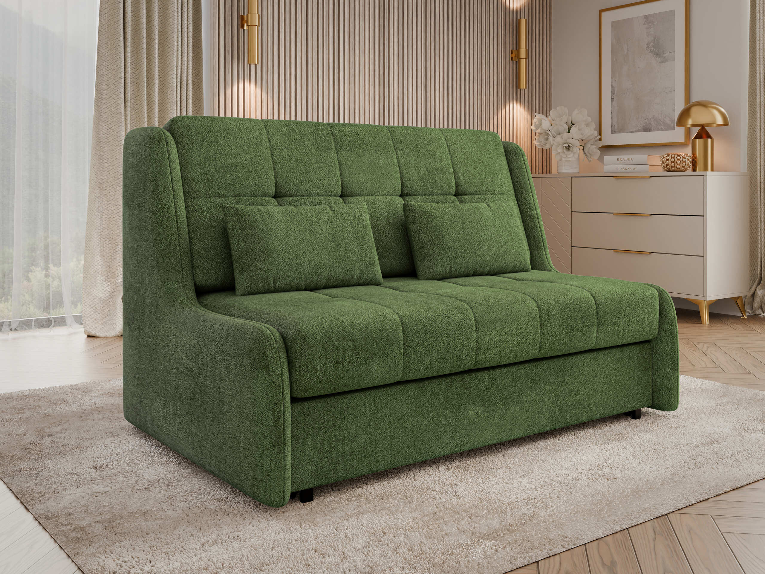 Divano letto Columbus 256 (Sereno 690)