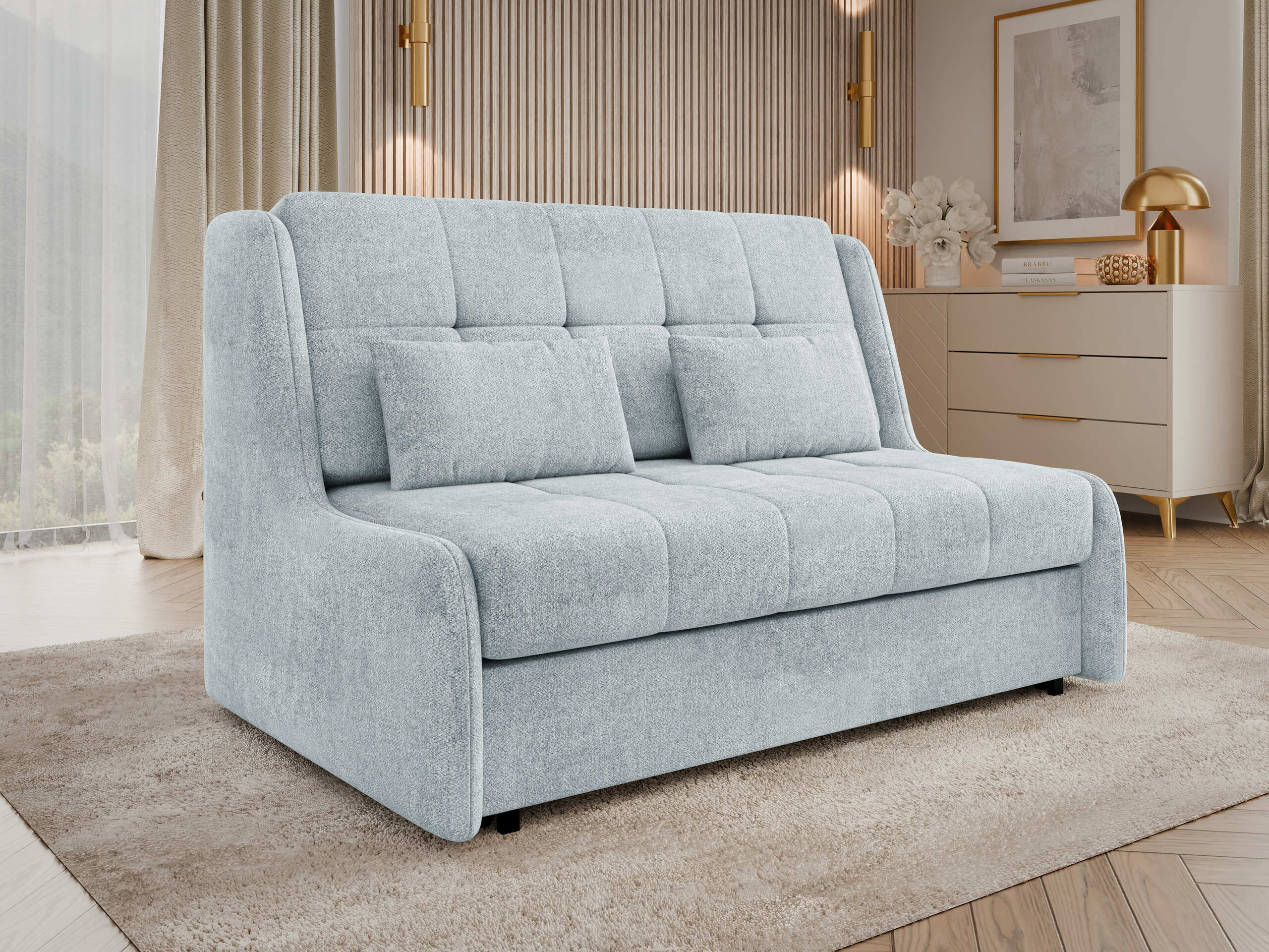 Divano letto Columbus 256 (Sereno 692)