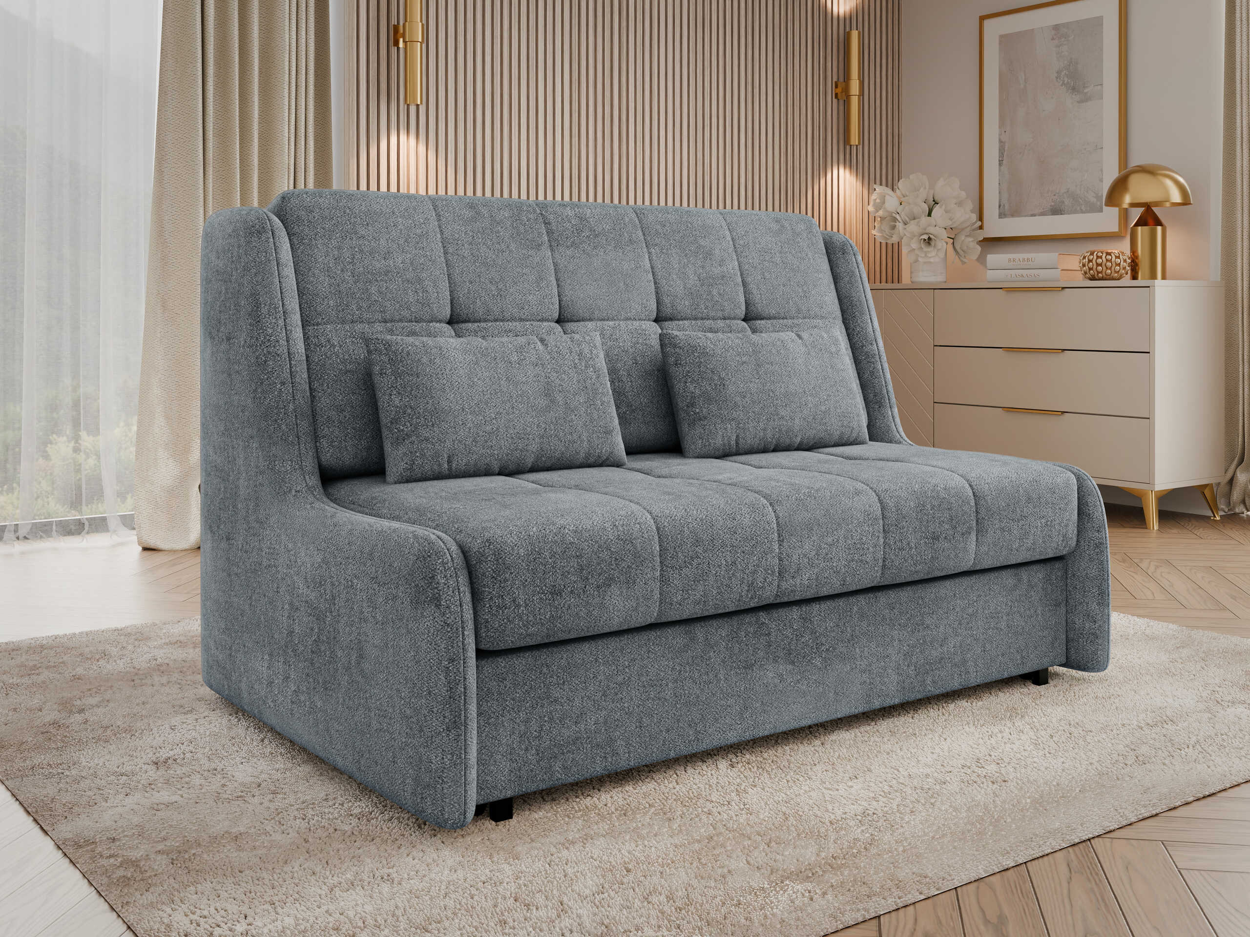 Divano letto Columbus 256 (Sereno 695)