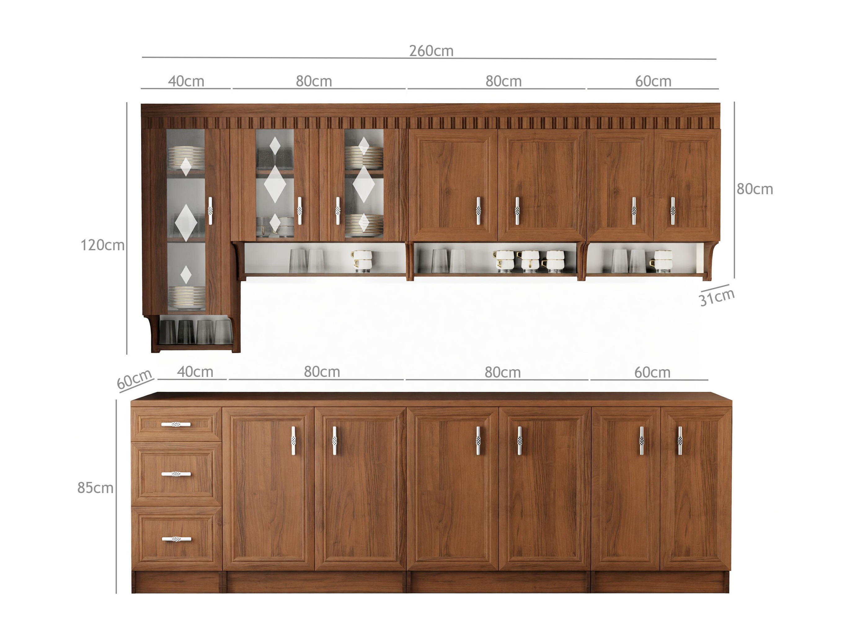 Composizione cucina Houston 454
