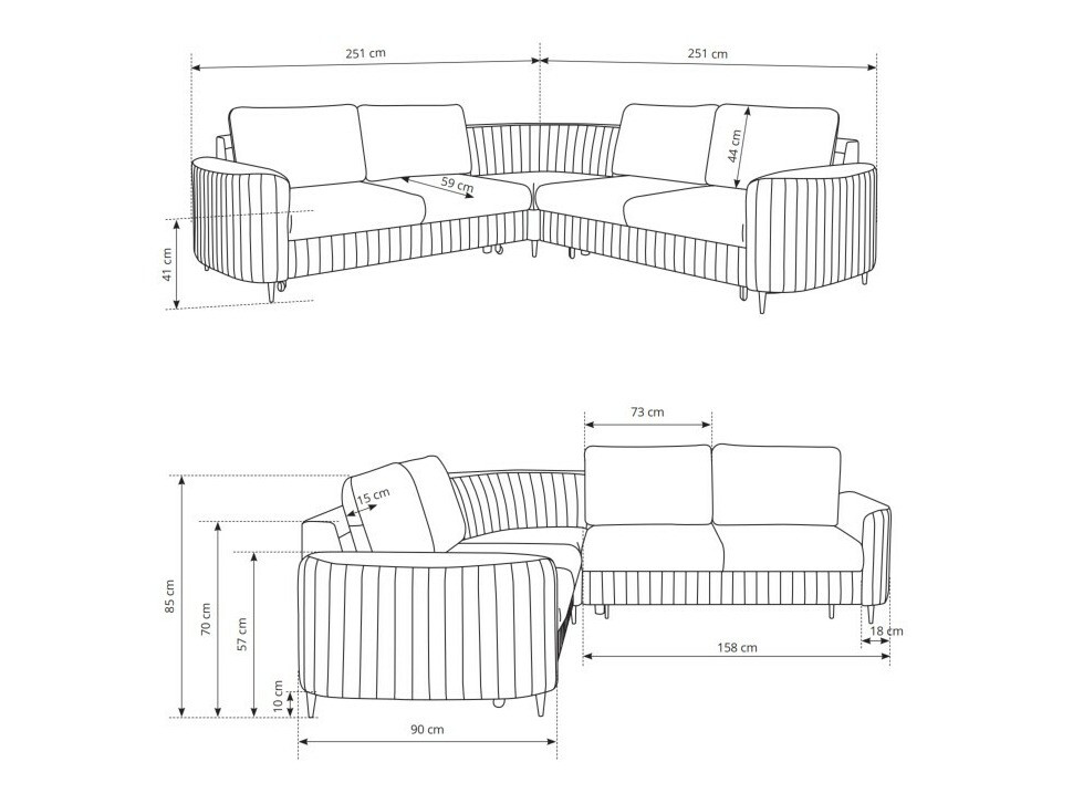 Divano angolare SL5702