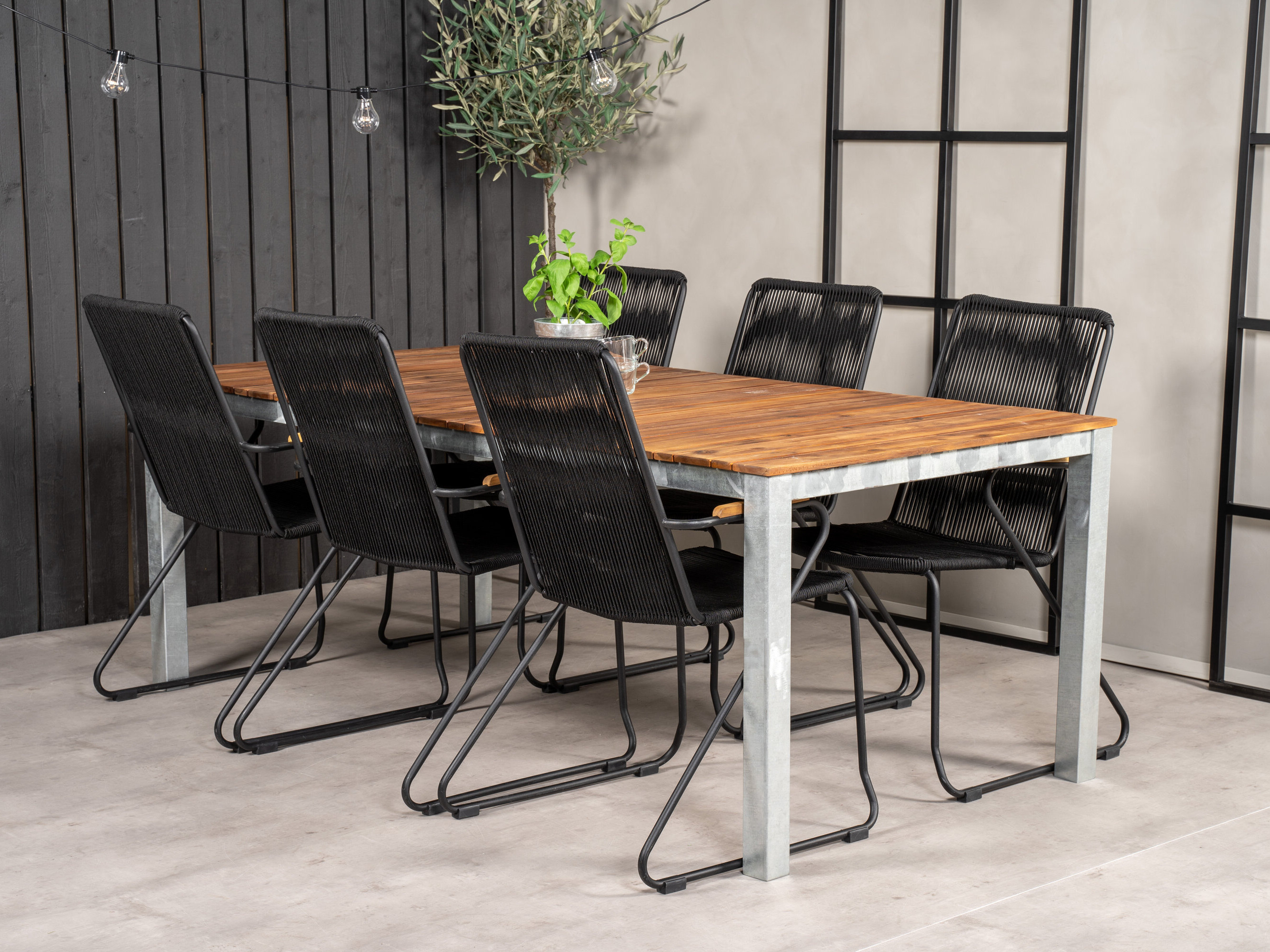 Tavolo e sedie set Dallas 5320