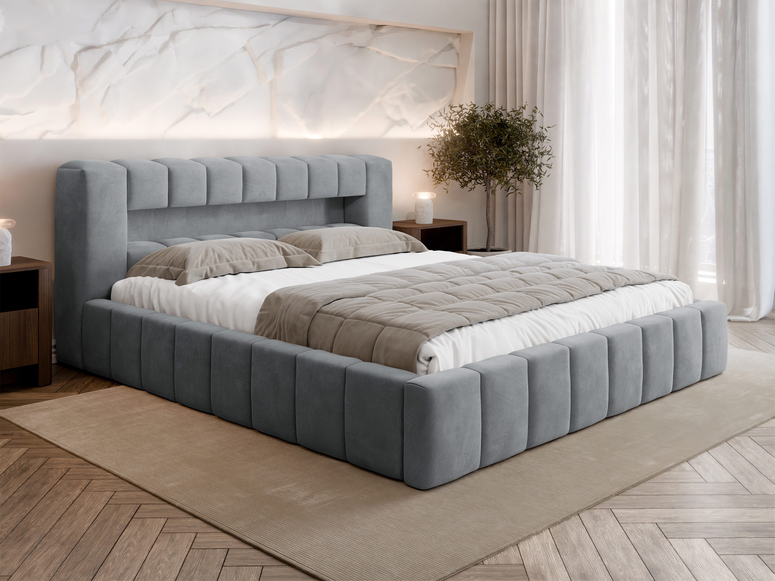 Letto Skokie 100 (Velluto 16)