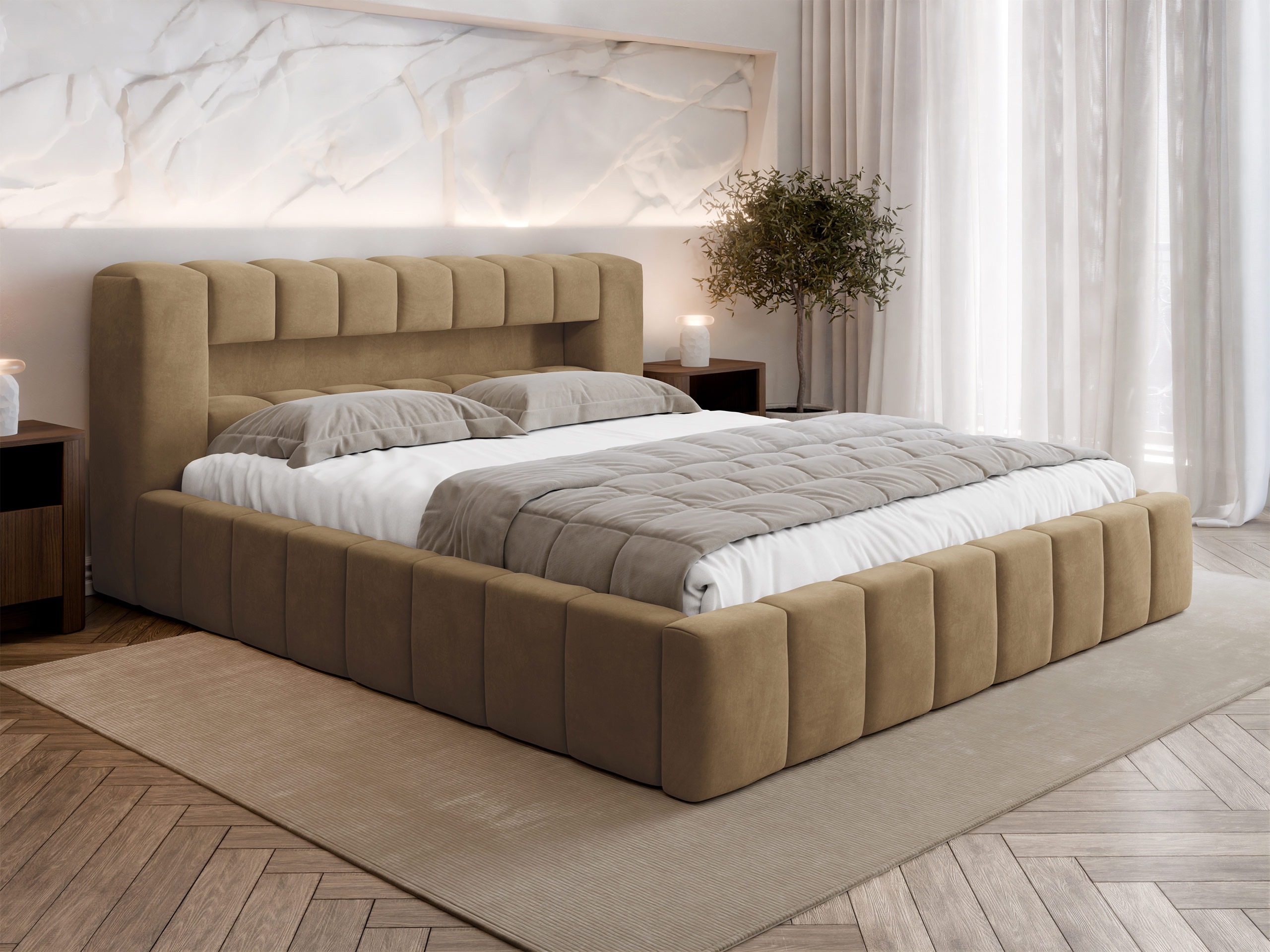 Letto Skokie 100 (Velluto 30)