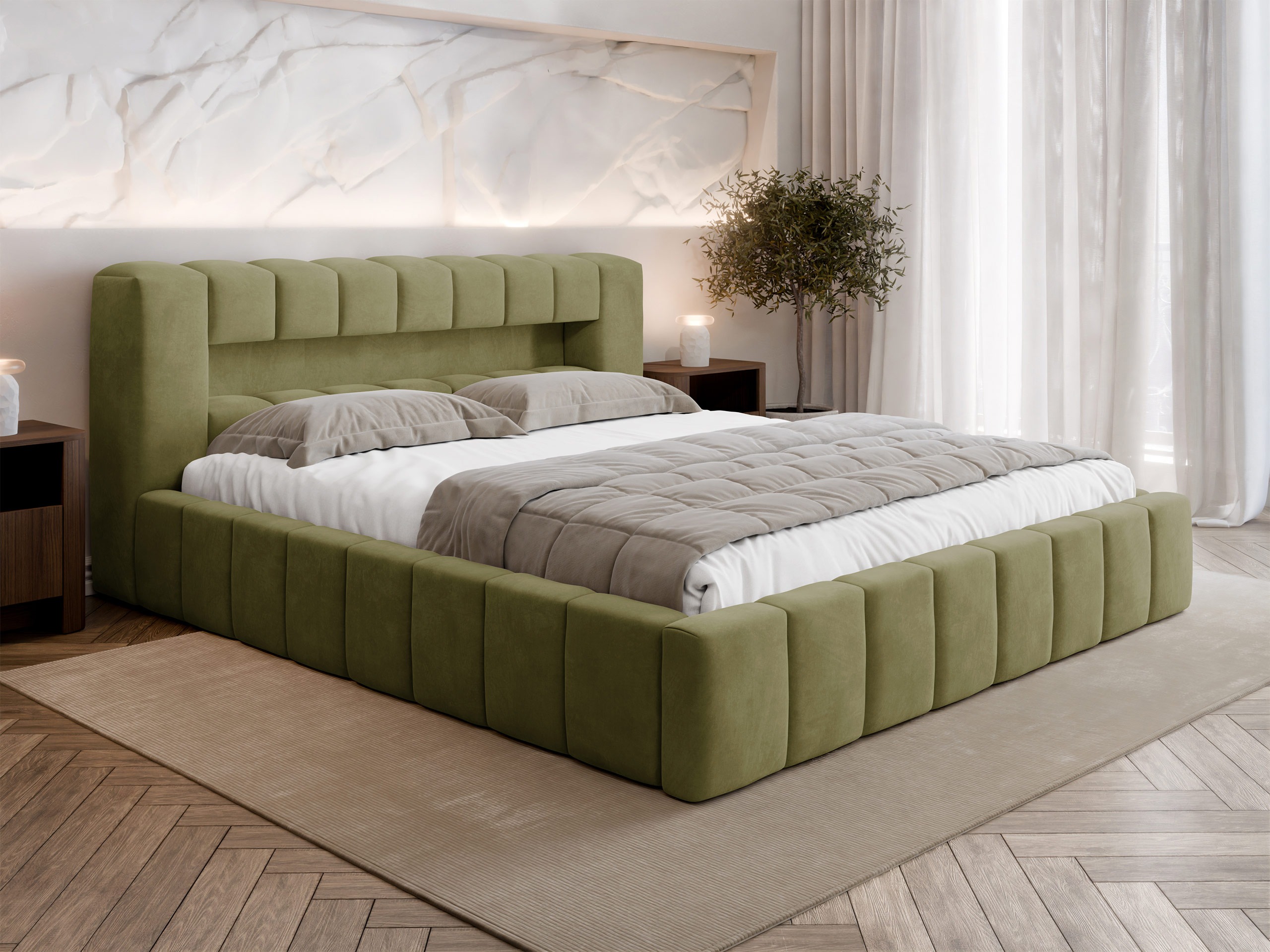 Letto Skokie 100 (Velluto 35)