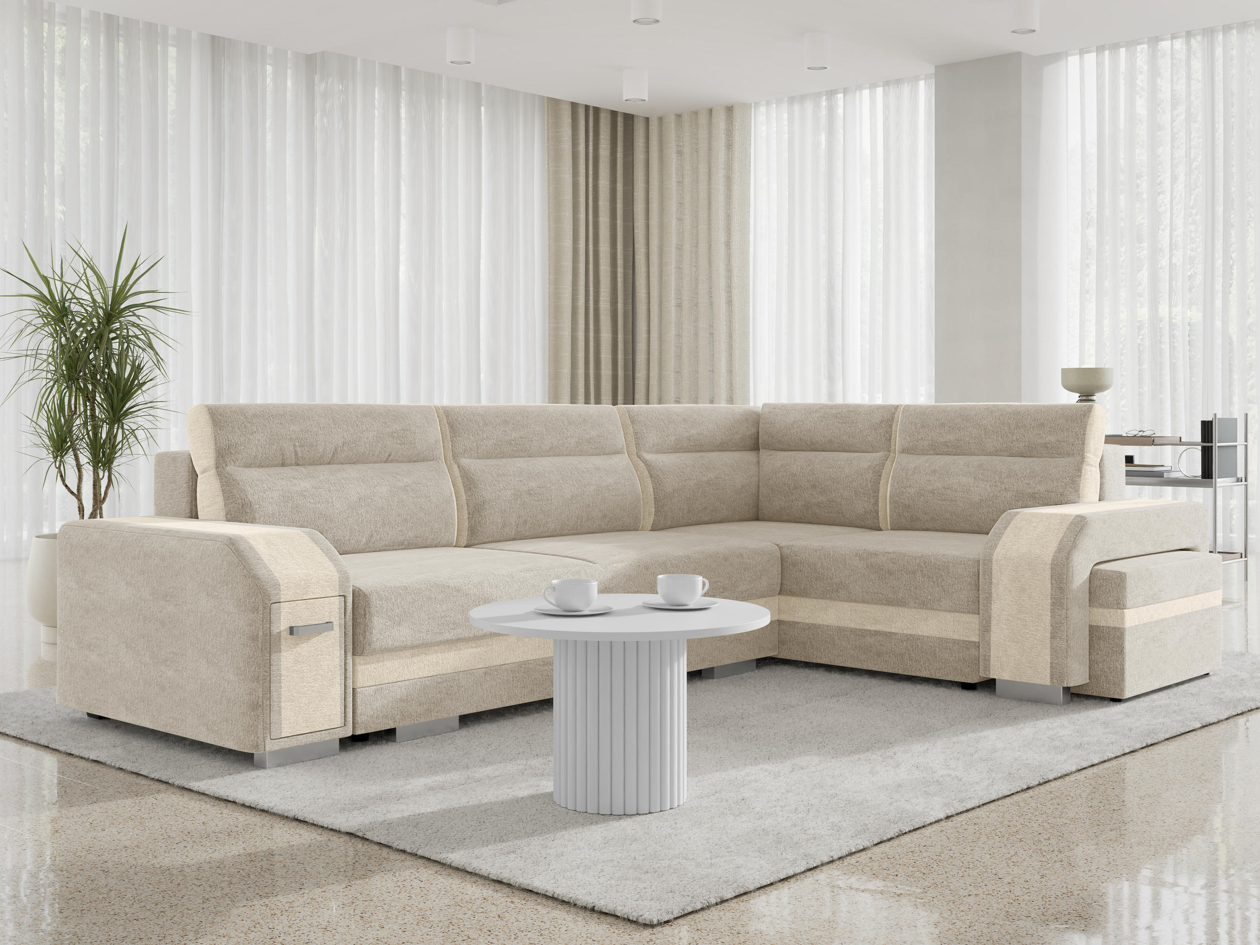 Divano angolare Kingsport 117 (Nazar 225.02 + Nazar 225.01)