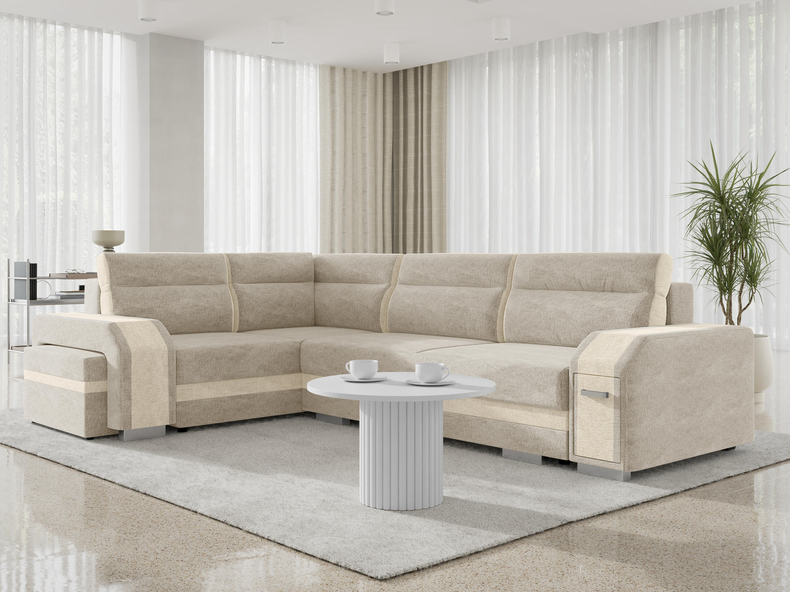 Divano angolare Kingsport 117 (Nazar 225.02 + Nazar 225.01)