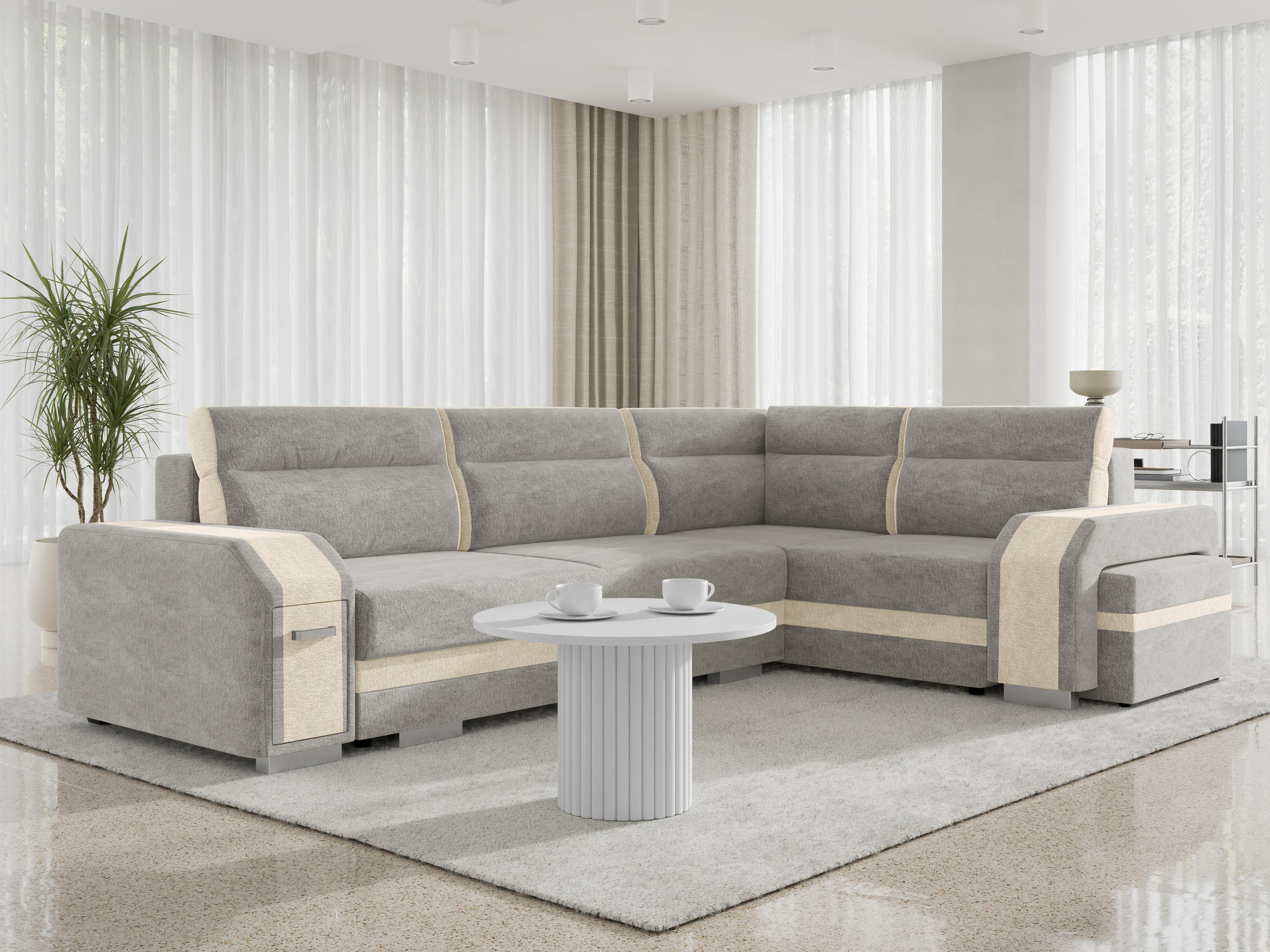 Divano angolare Kingsport 117 (Nazar 225.03 + Nazar 225.01)