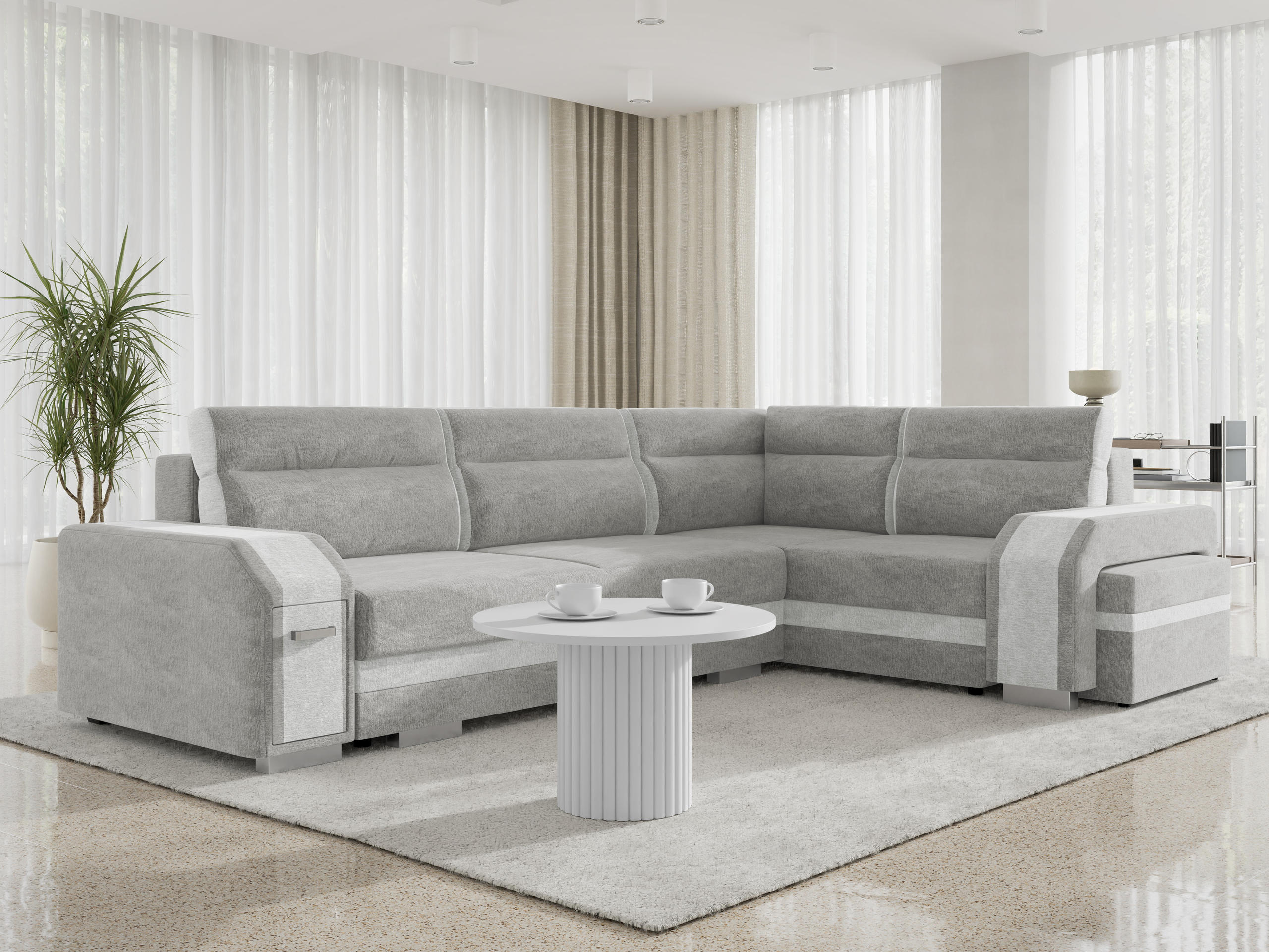 Divano angolare Kingsport 117 (Nazar 225.05 + Nazar 225.04)
