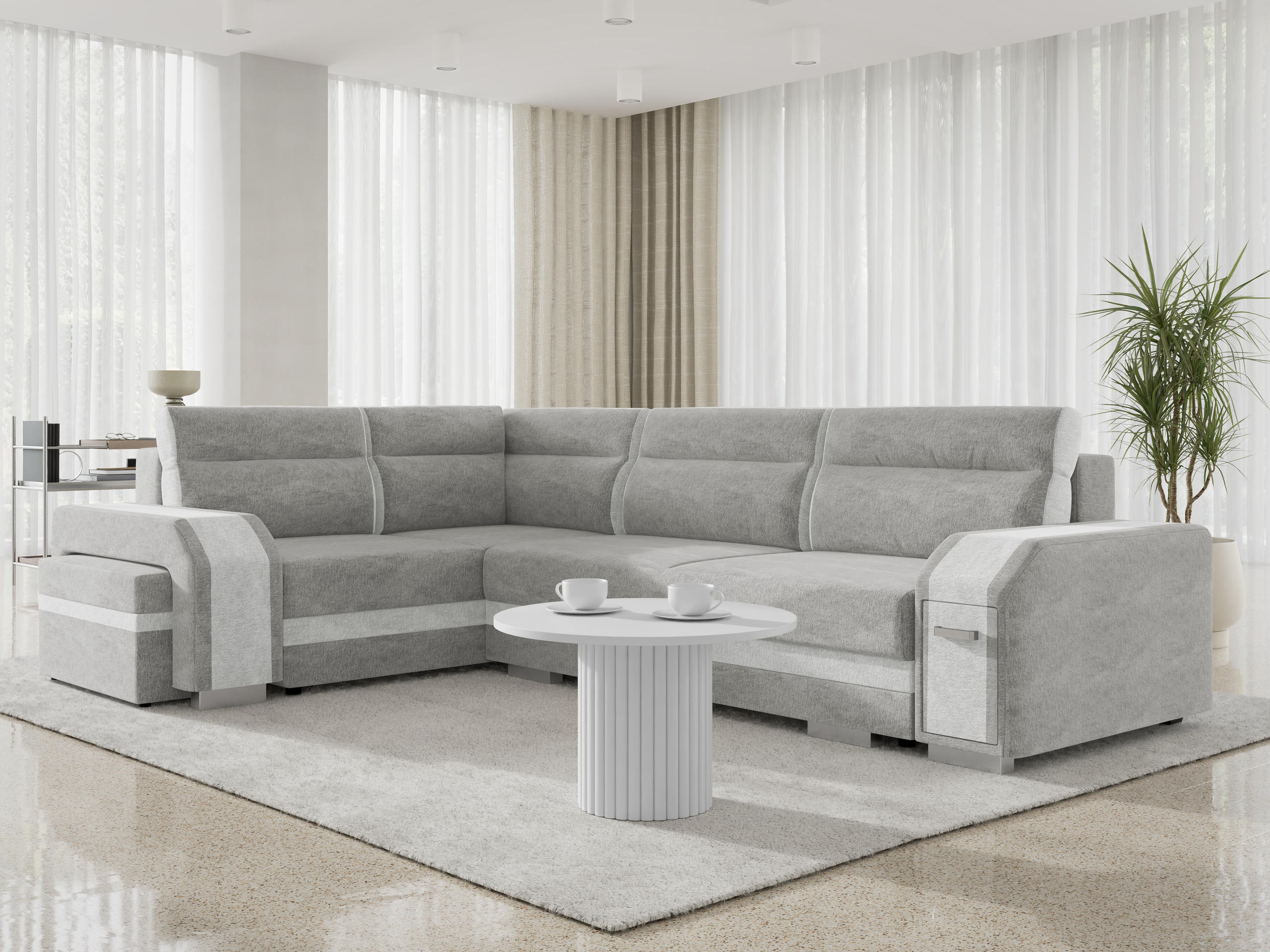 Divano angolare Kingsport 117 (Nazar 225.05 + Nazar 225.04)