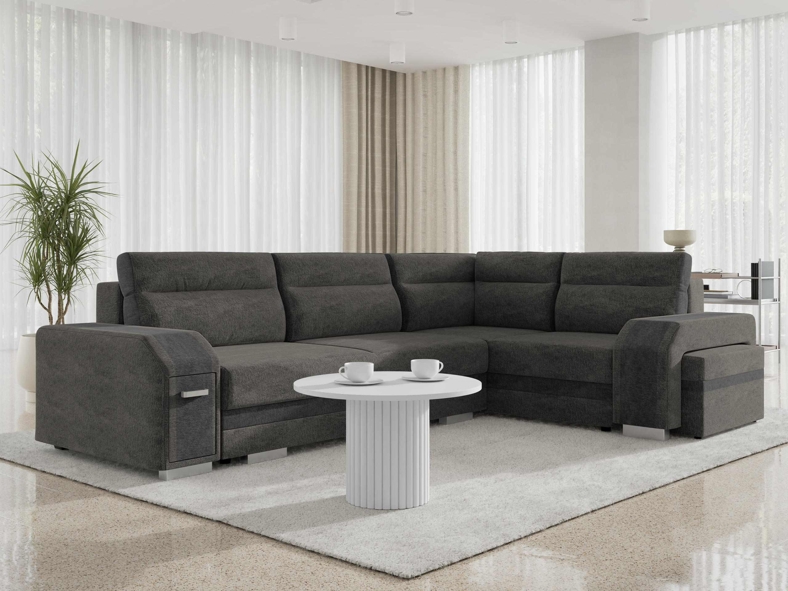 Divano angolare Kingsport 117 (Nazar 225.06 + Nazar 225.07)