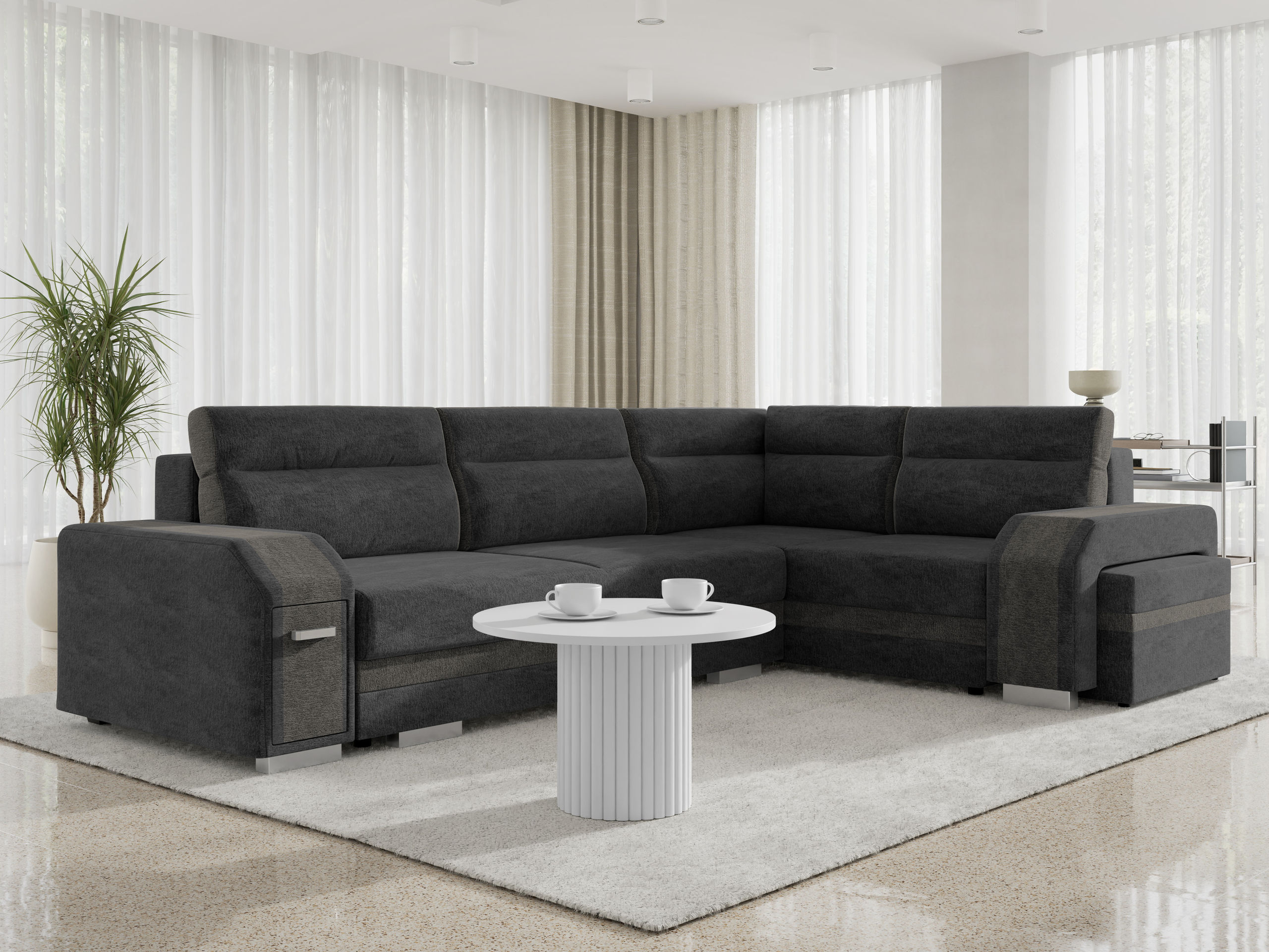 Divano angolare Kingsport 117 (Nazar 225.07 + Nazar 225.06)