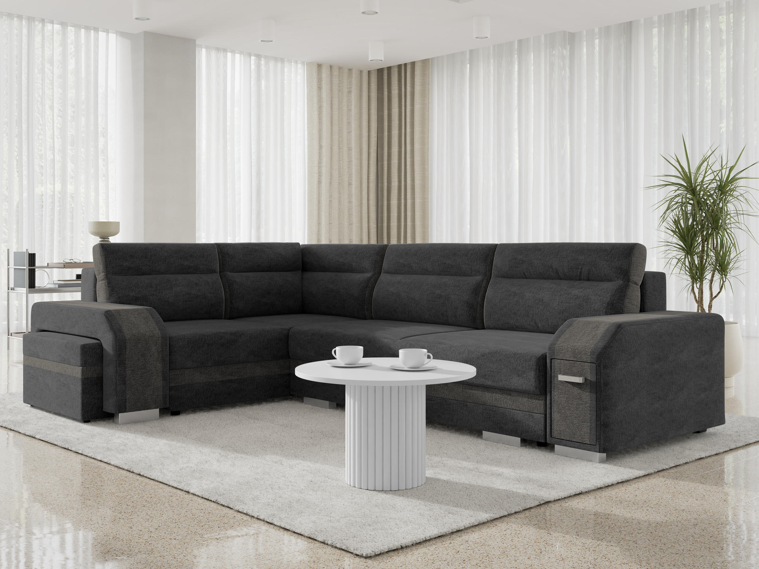 Divano angolare Kingsport 117 (Nazar 225.07 + Nazar 225.06)
