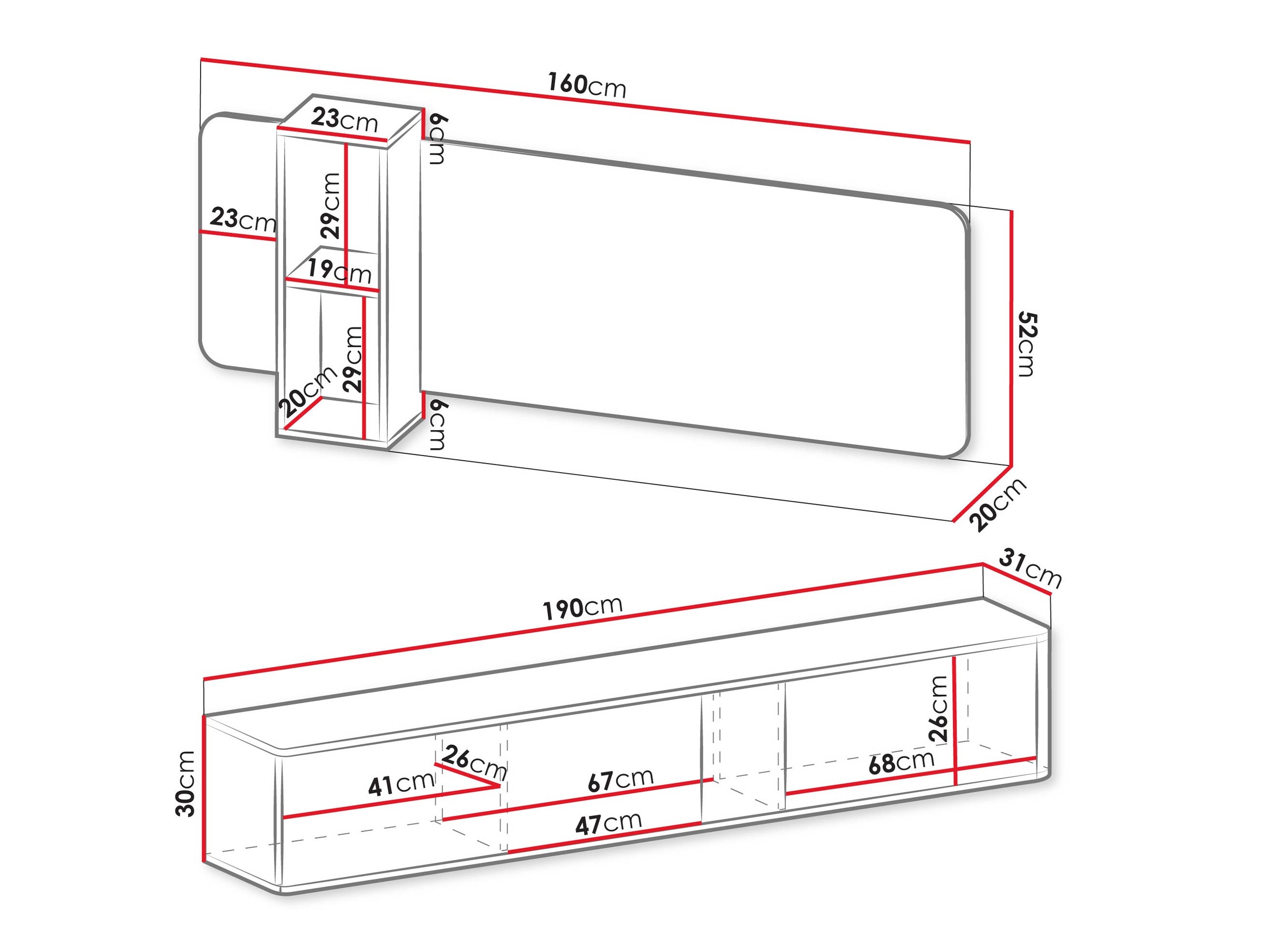 Mobile porta TV Oratio VII (Noce)