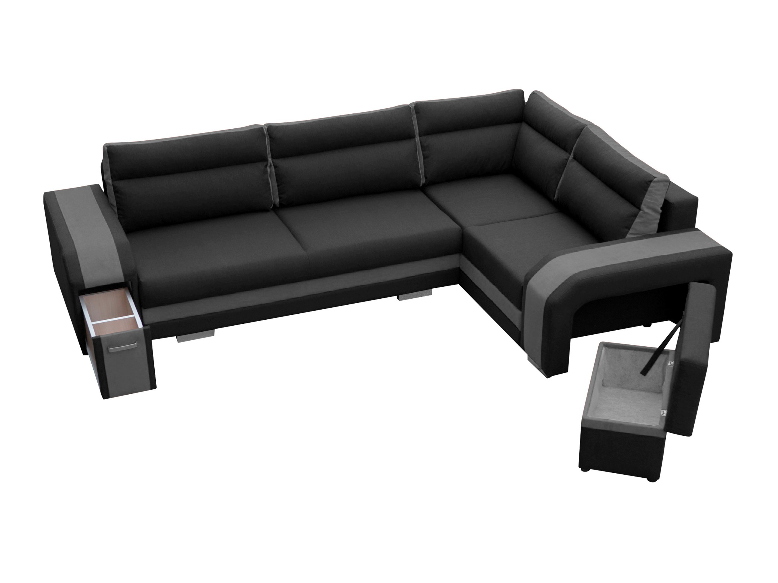 Divano angolare Kingsport 117 (Nazar 225.06 + Nazar 225.07)