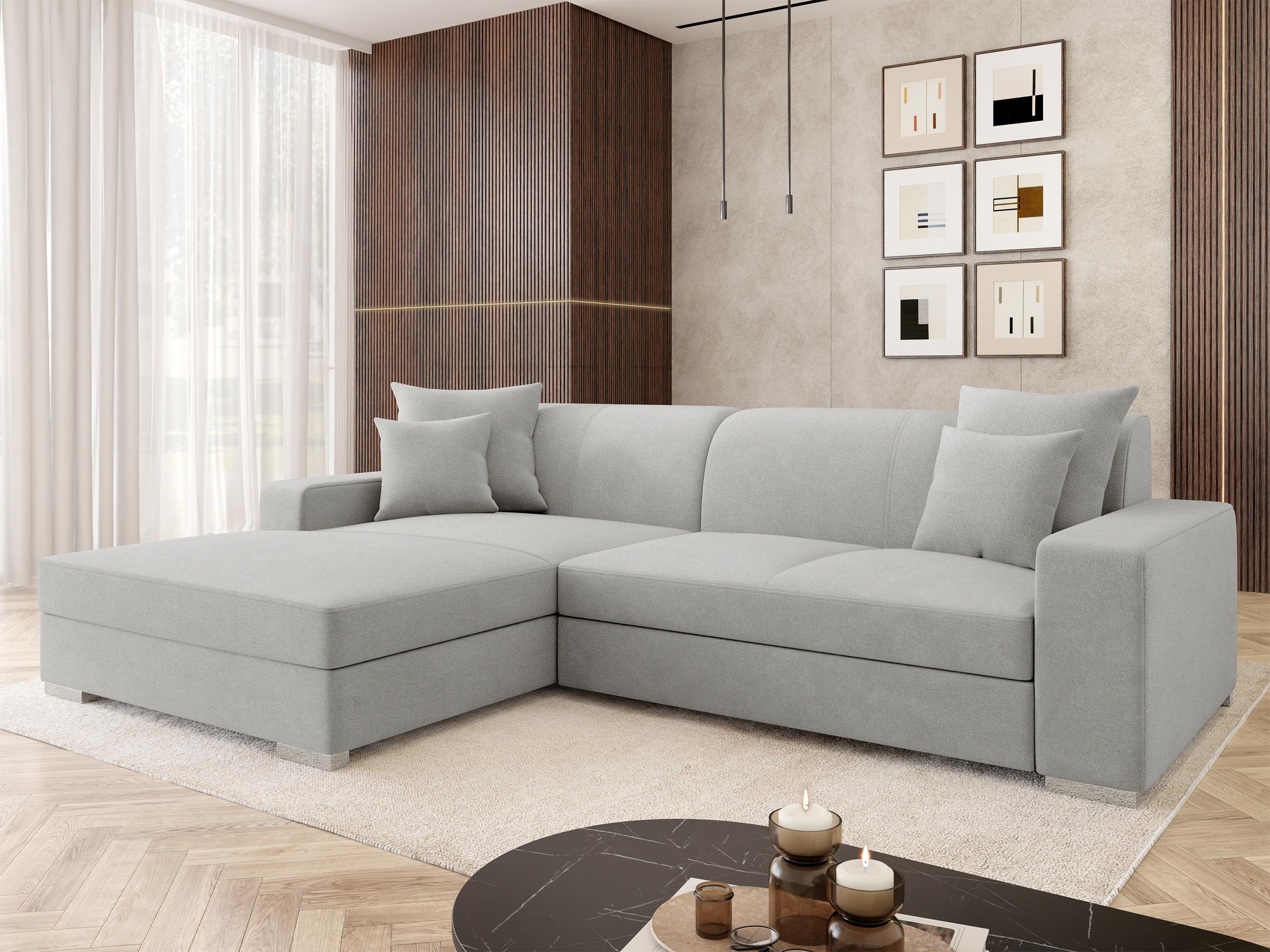 Divano angolare Kingsport 118 (Velo 633)
