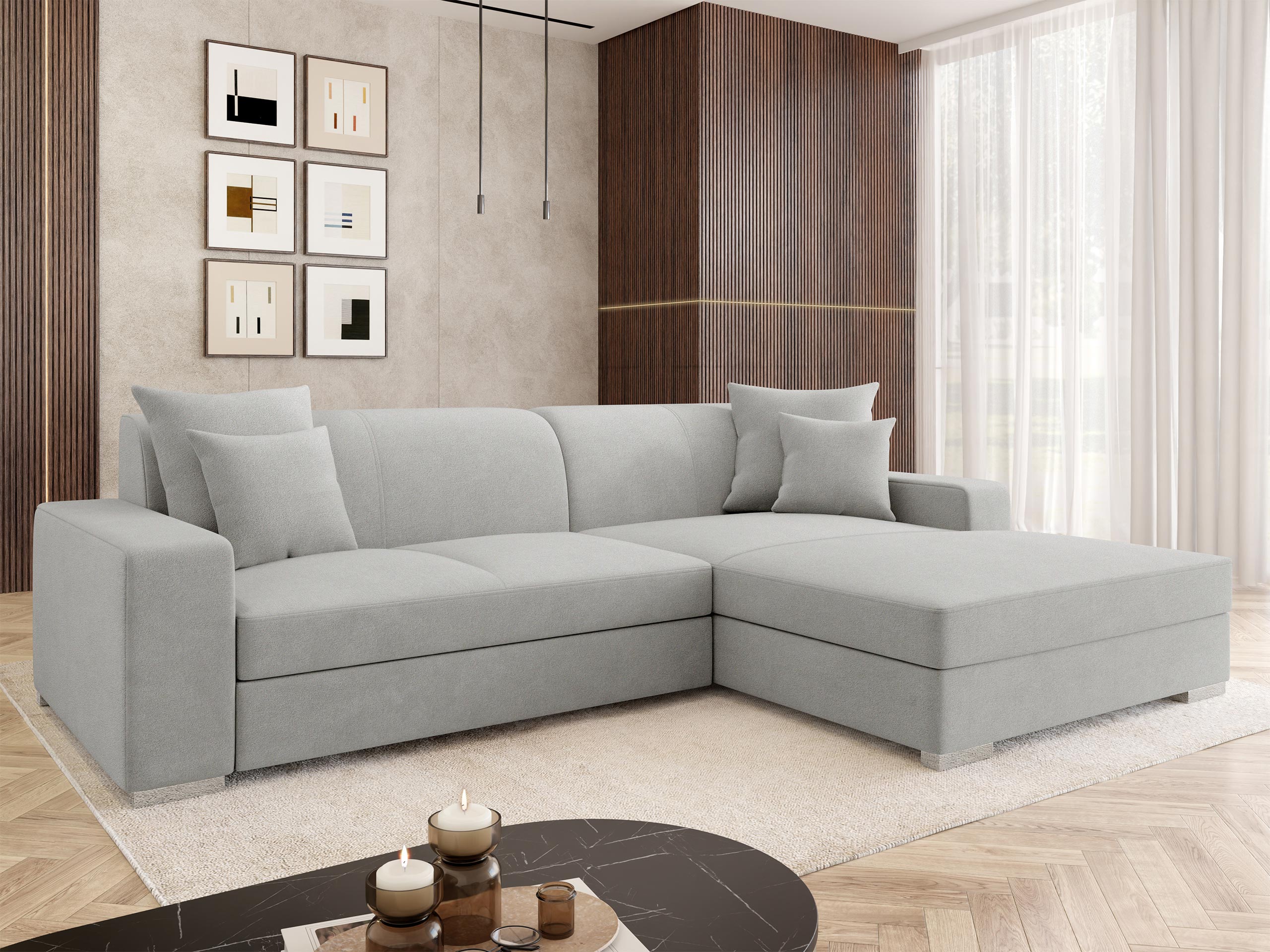 Divano angolare Kingsport 118 (Velo 633)