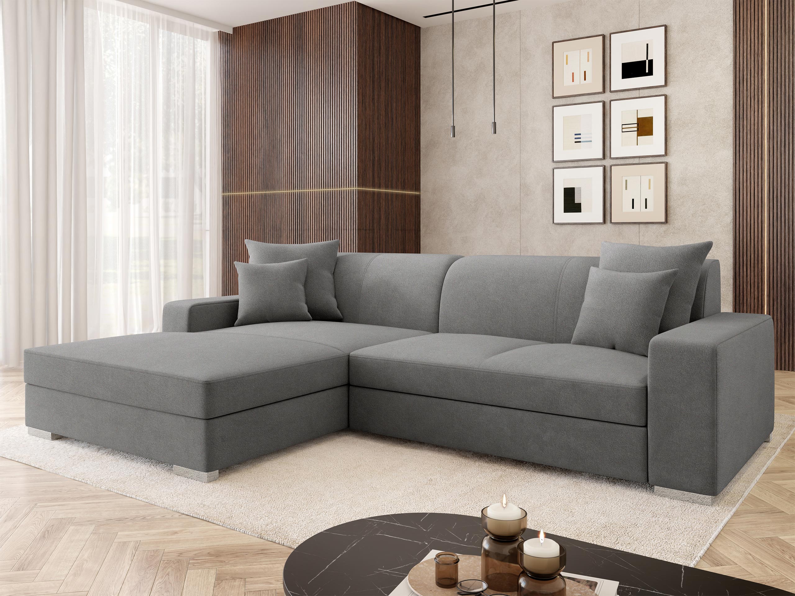 Divano angolare Kingsport 118 (Velo 635)