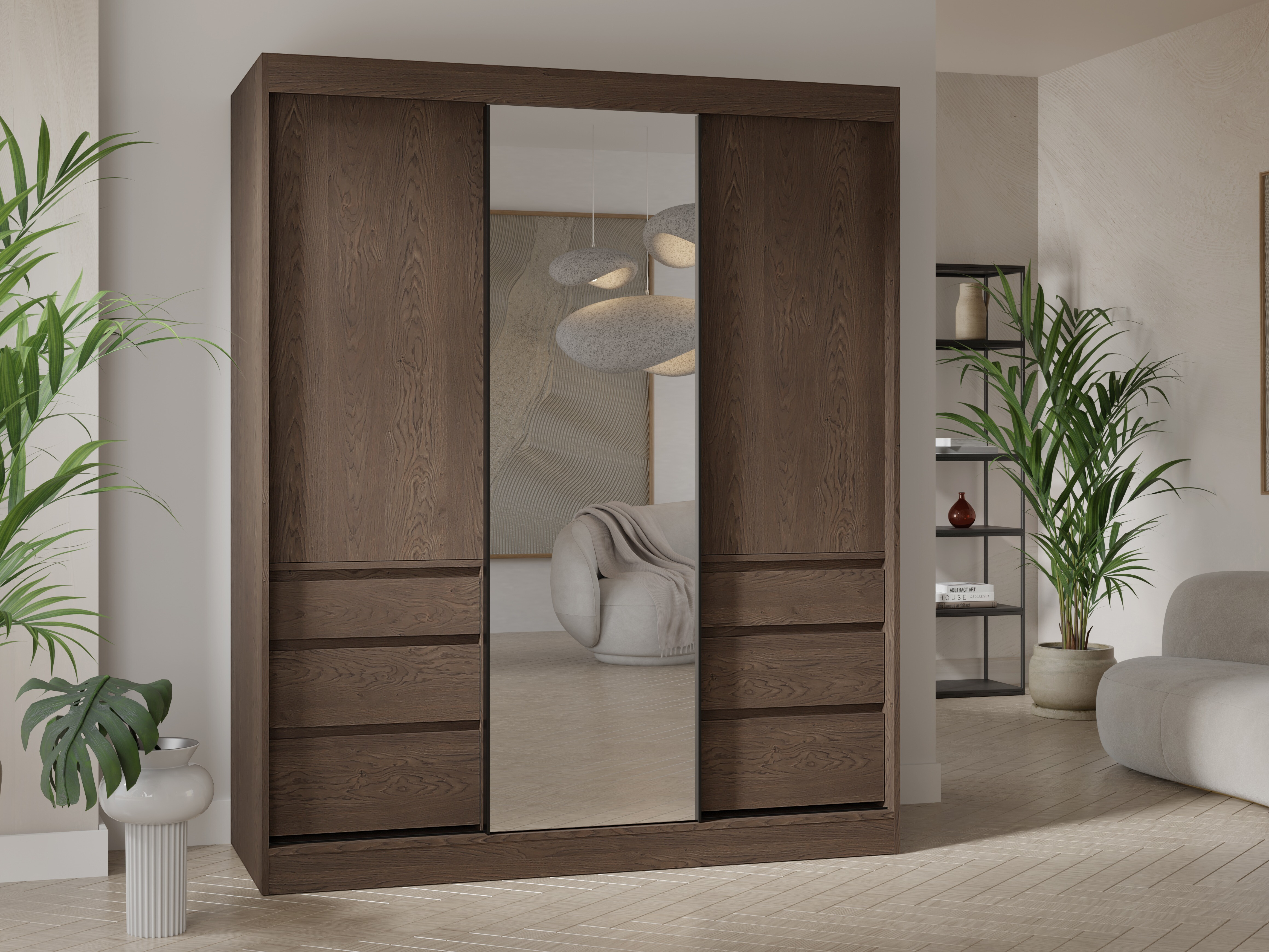 Armadio Toledo 120 (Rovere moro)