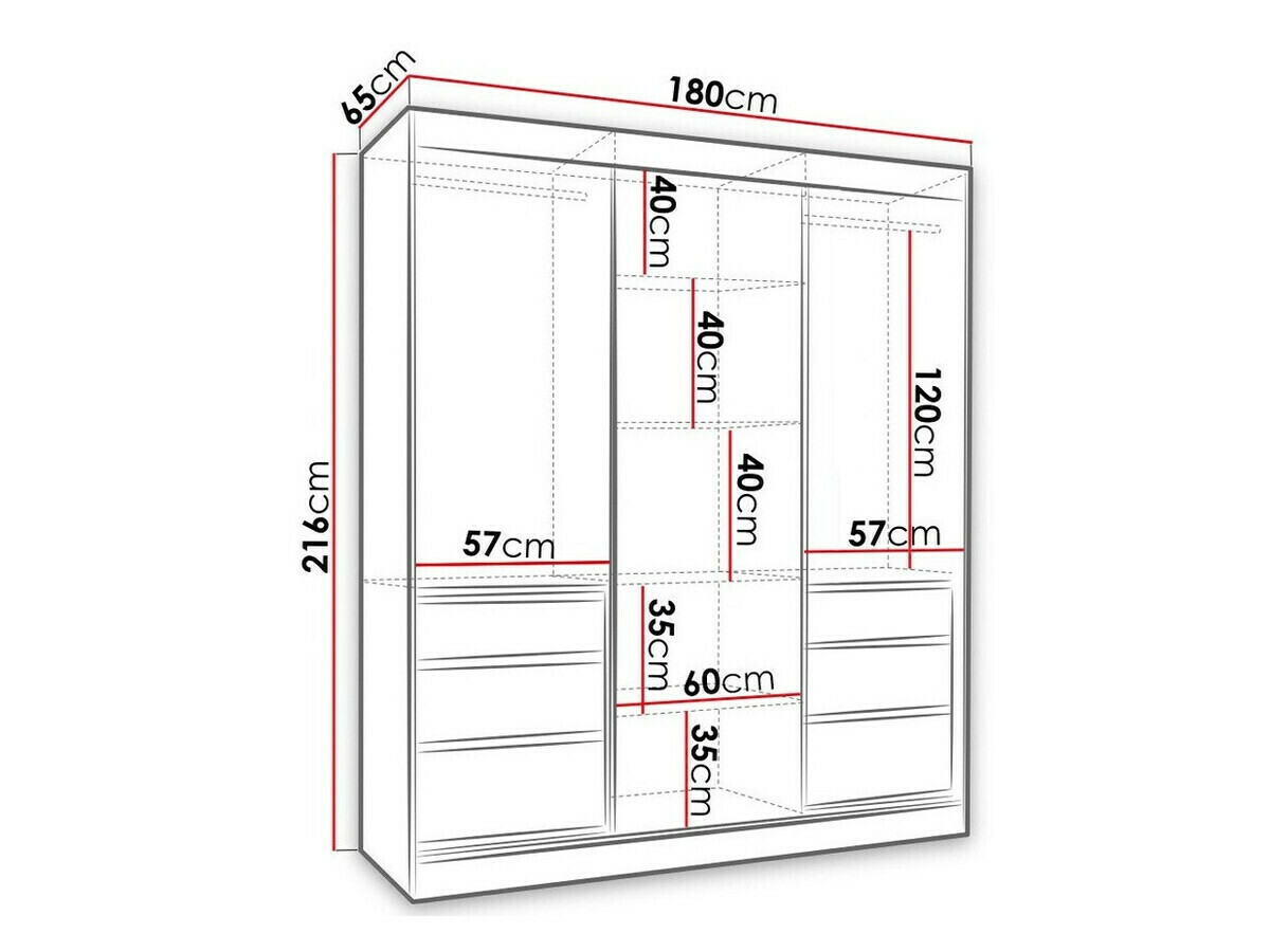 Armadio Toledo 120 (Rovere moro)