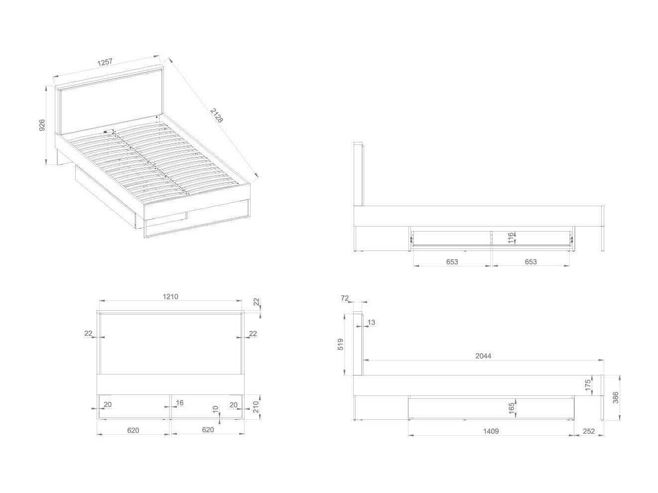 Letto Sermavi 131