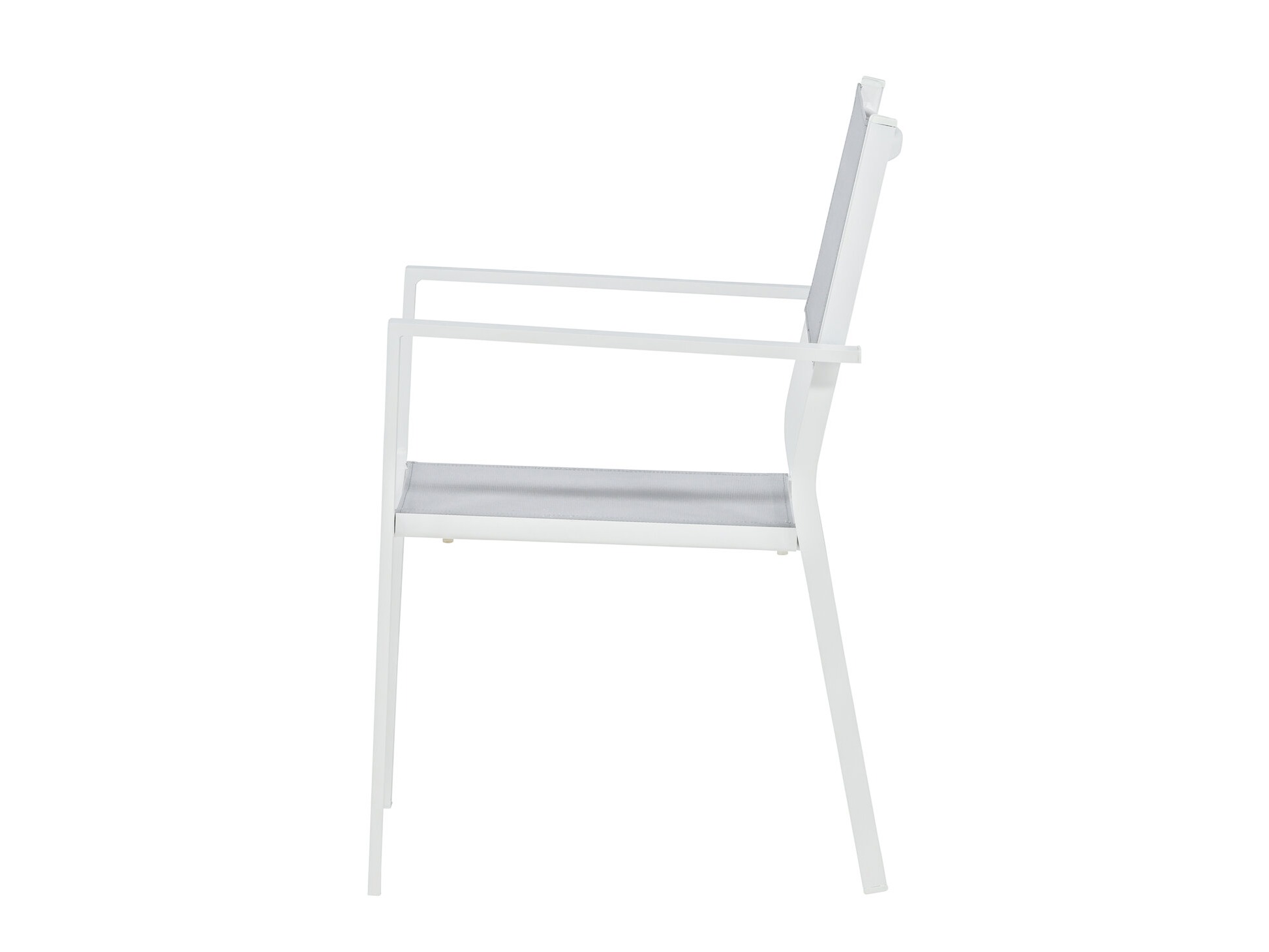 Sedia per esterni Dallas 746 (Bianco + Grigio)