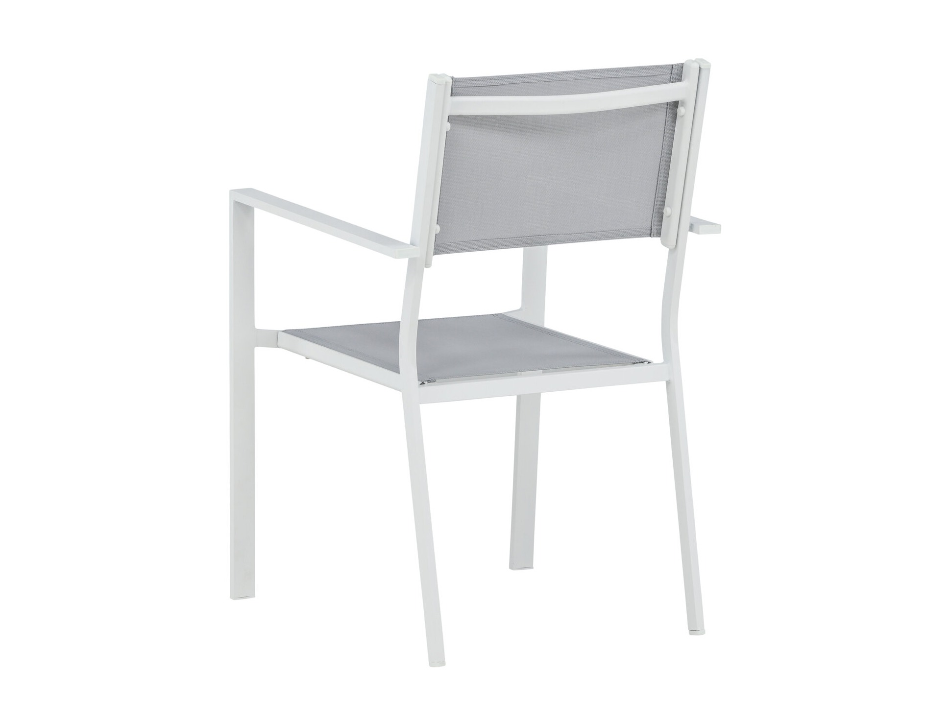 Sedia per esterni Dallas 746 (Bianco + Grigio)