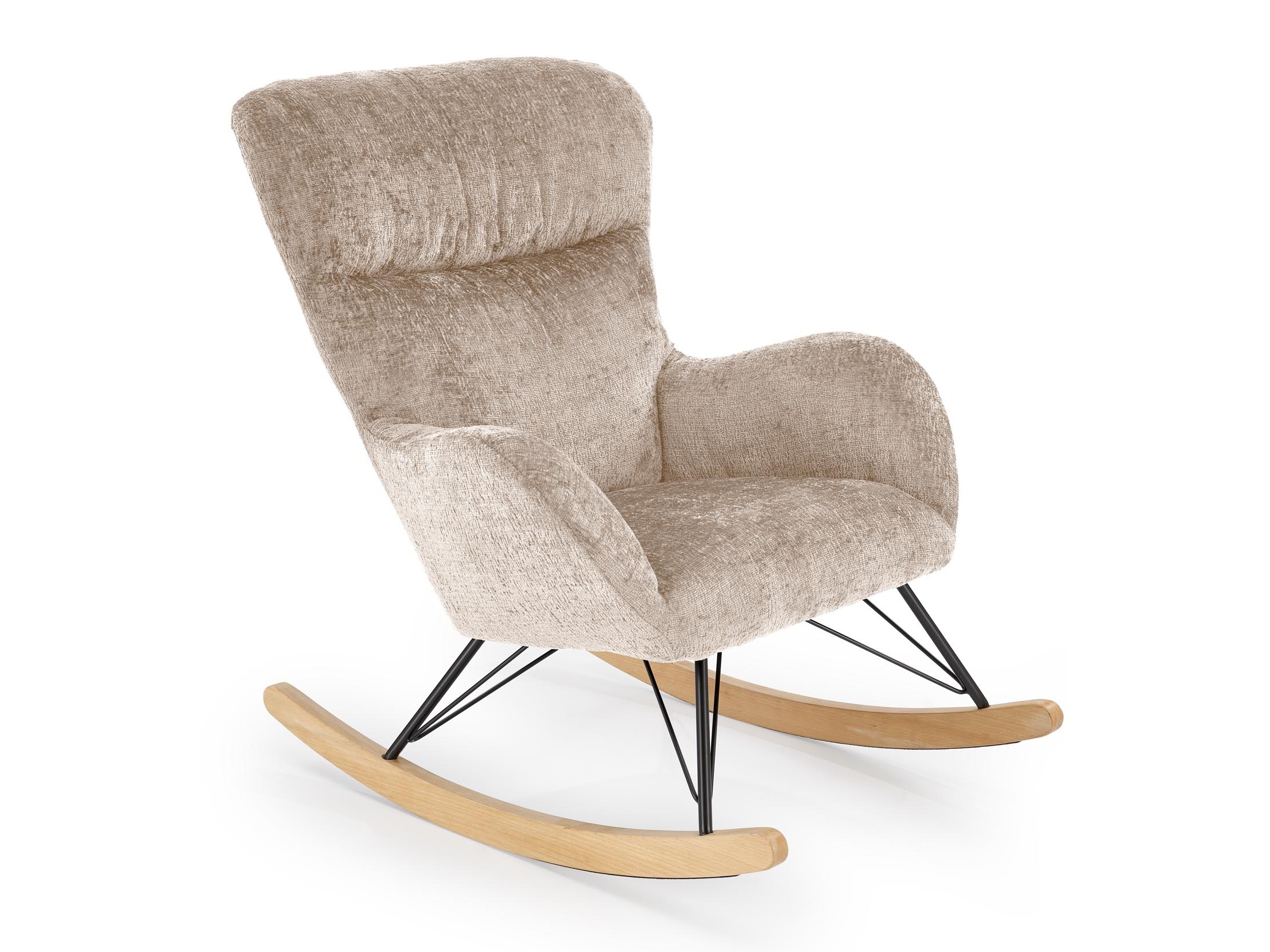 Sedia a dondolo Houston 1594 (Beige)