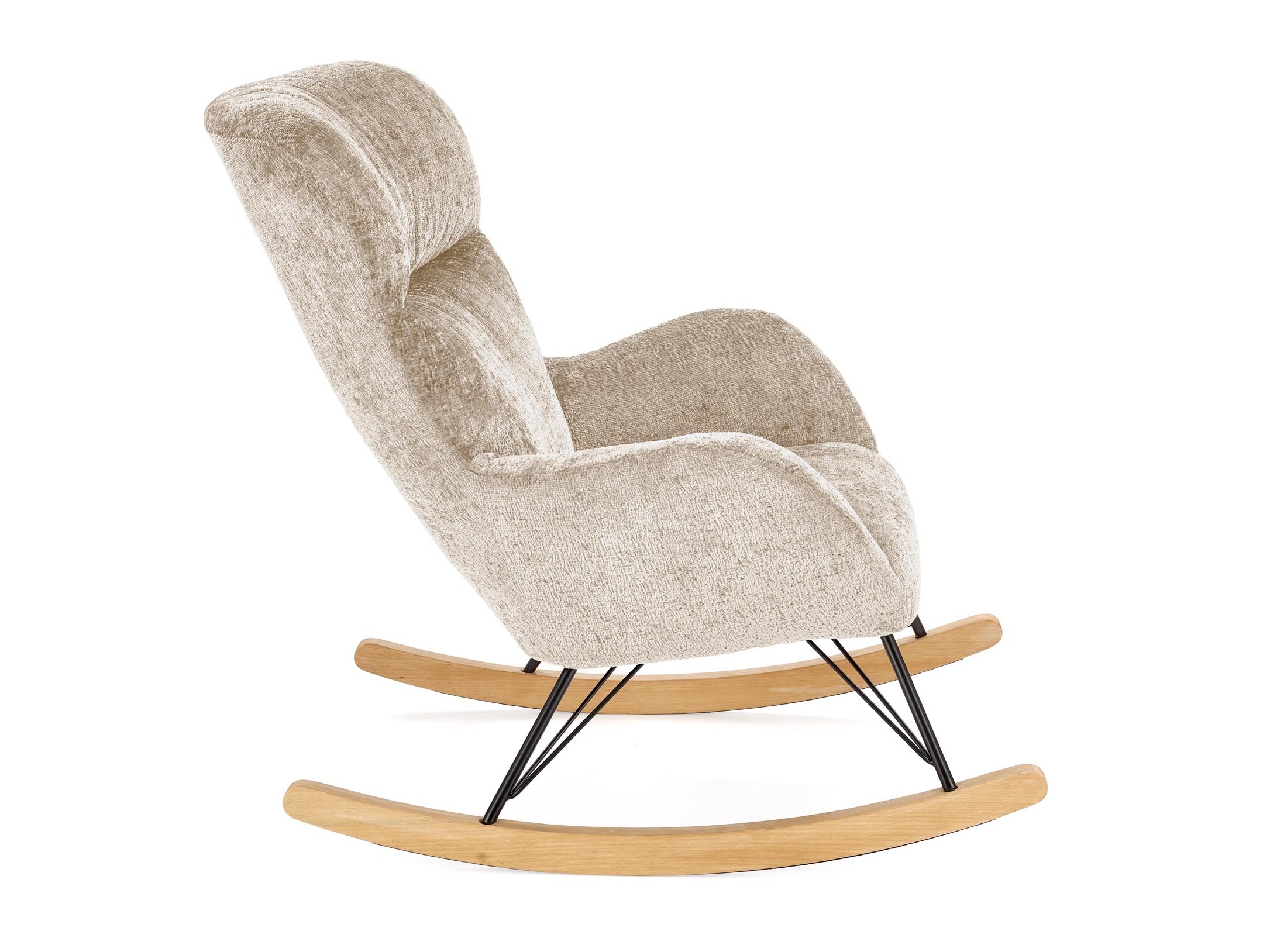 Sedia a dondolo Houston 1594 (Beige)