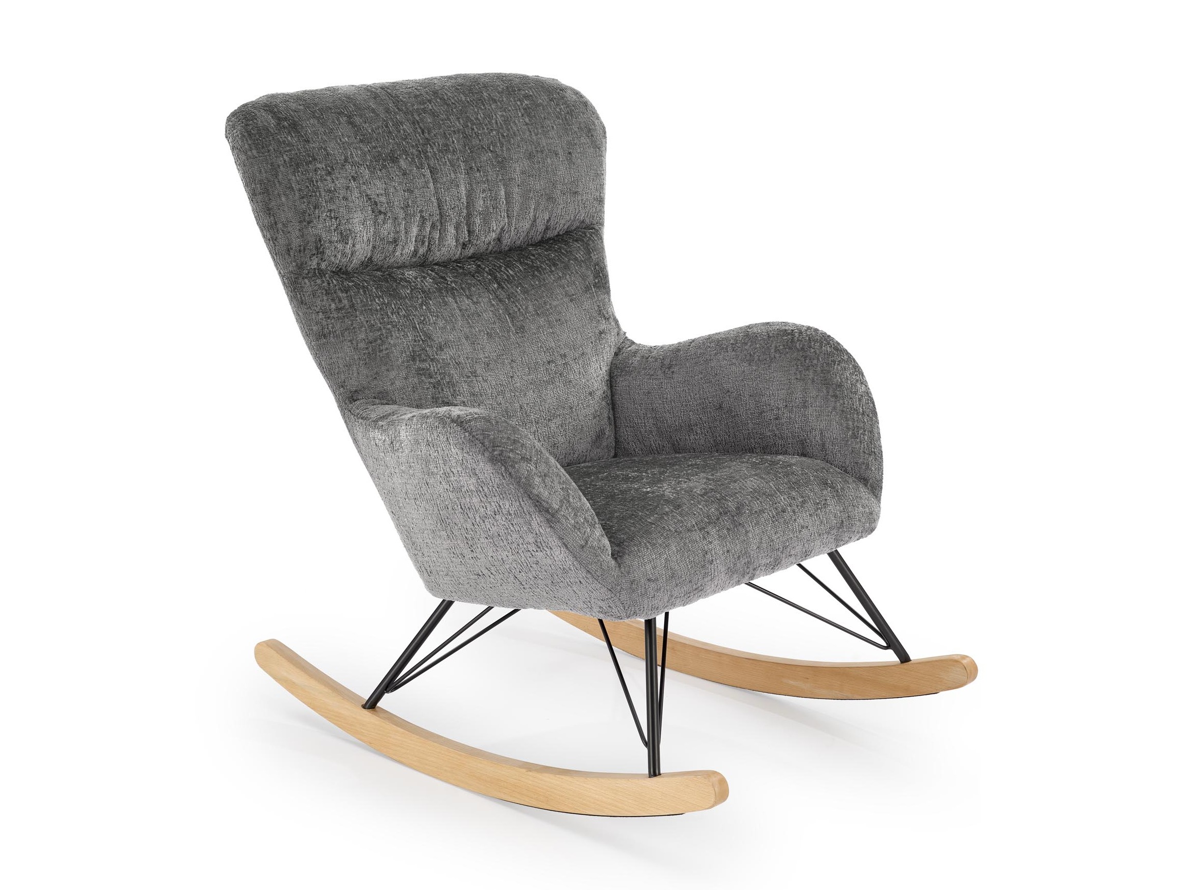 Sedia a dondolo Houston 1594 (Grigio)