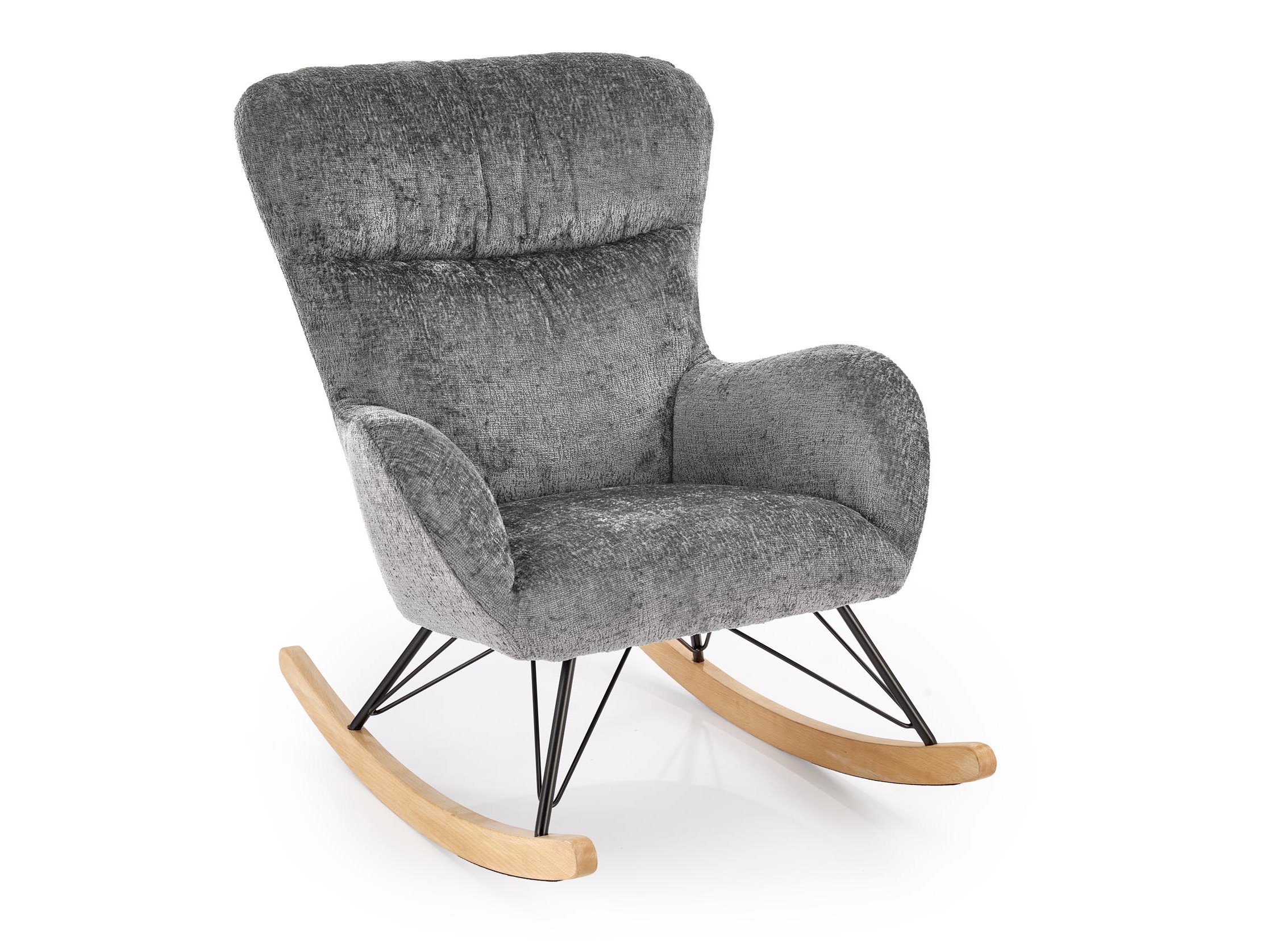 Sedia a dondolo Houston 1594 (Grigio)